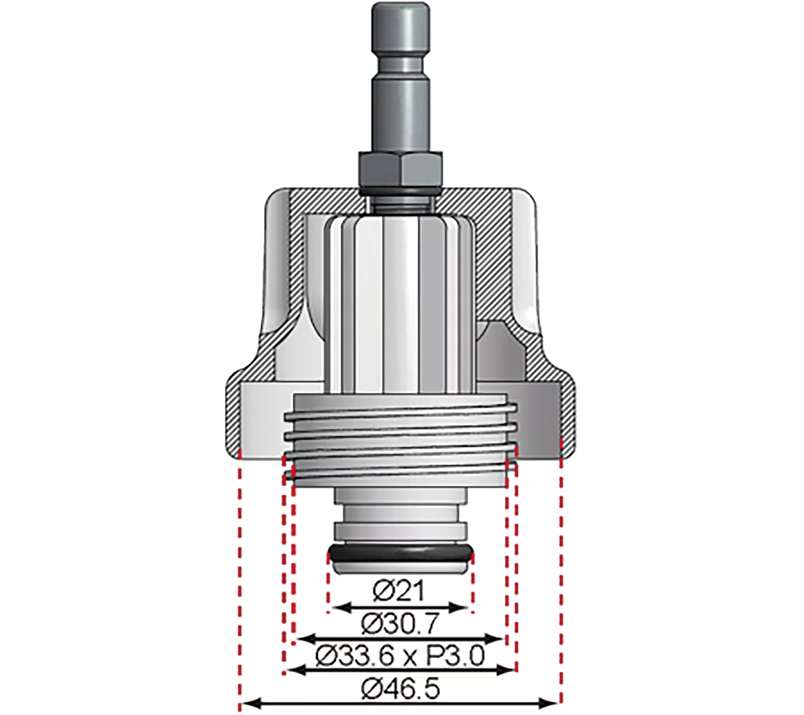 Adaptor Nr. 19 pentru BGS 8027, 8098 | pentru Toyota [4]