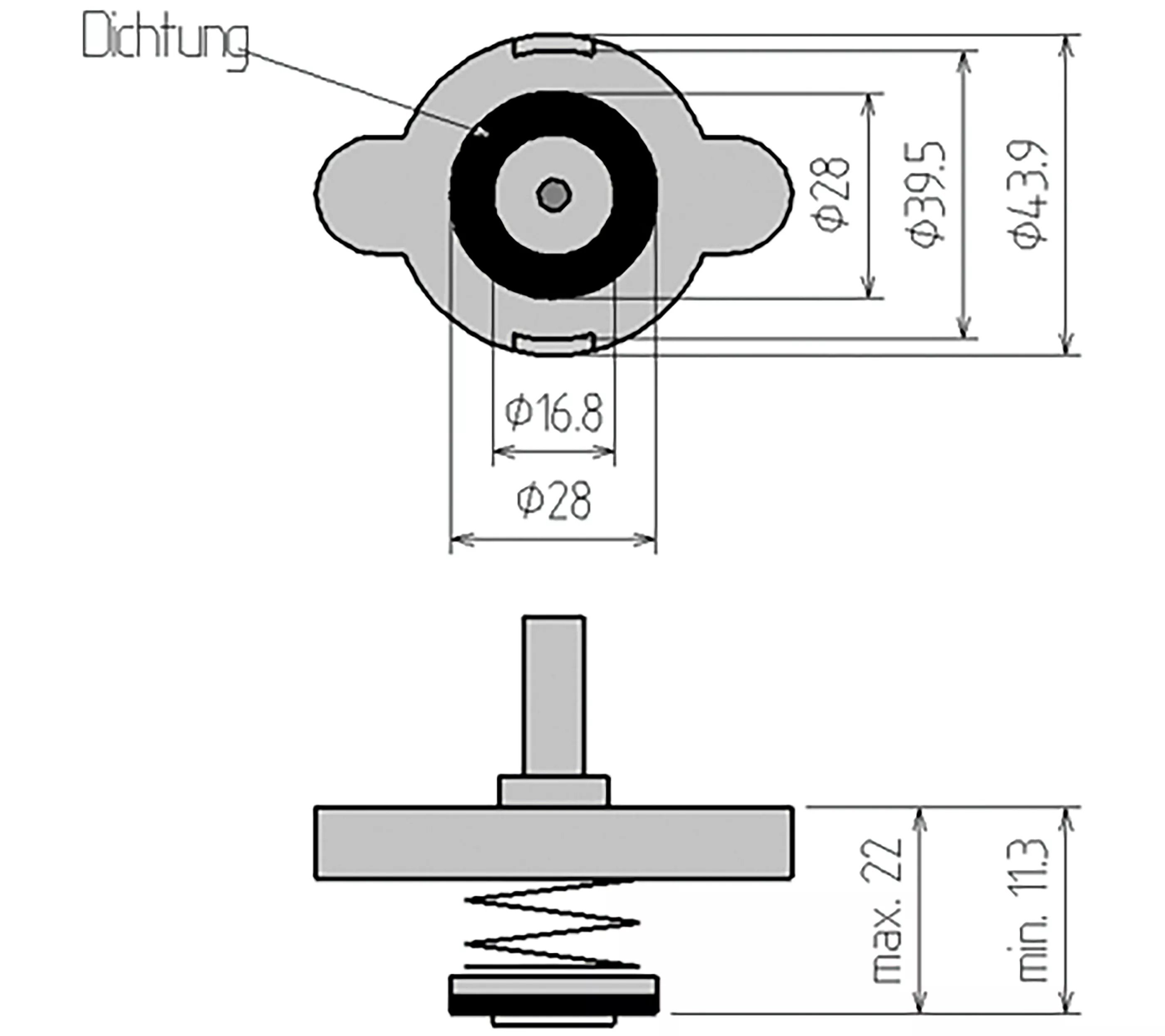 Adaptor Nr. 4 pentru BGS 8027, 8098 | pentru Ford, Honda, Hyundai, Lexus, Mazda, Mercedes-Benz, Mitsubishi, Nissan, Peugeot, Subaru, Suzuki, Toyota [4]