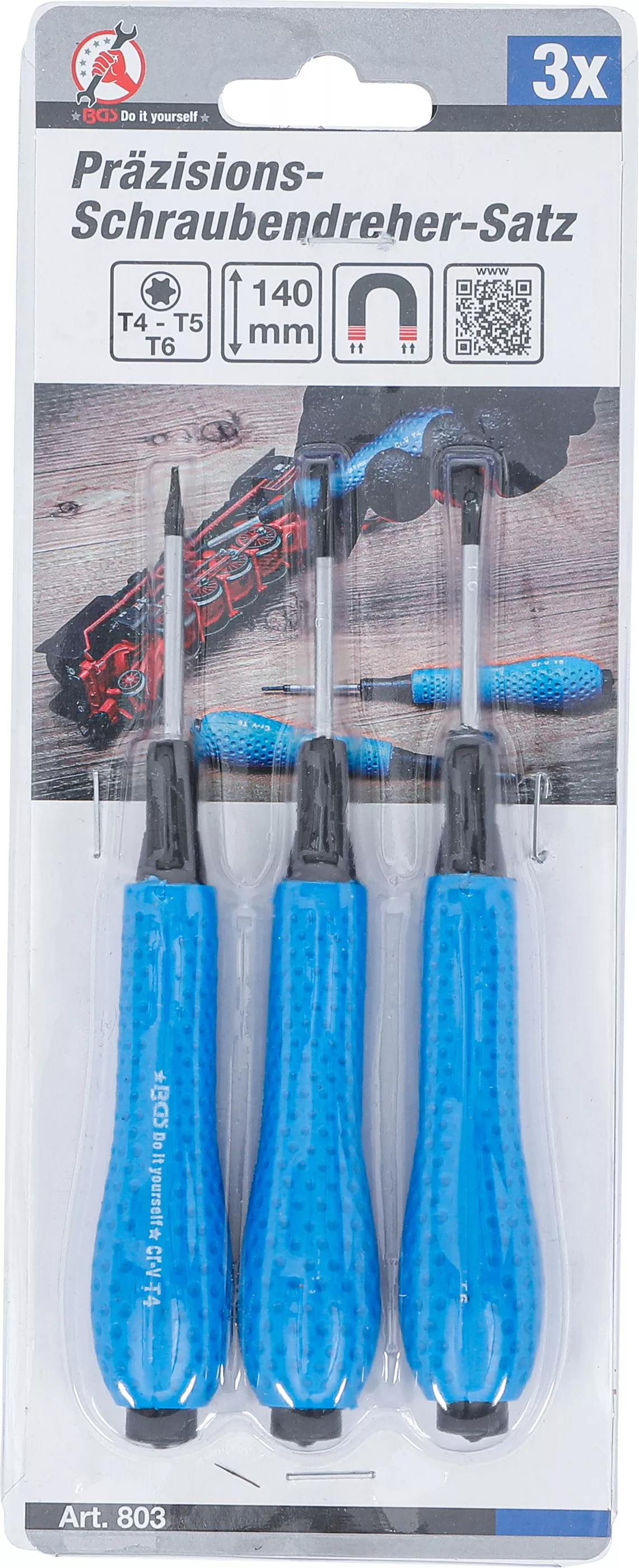 Set surubelnite de precizie | Profil T (pentru Torx) T4 / T5 / T6 | 3 piese [5]