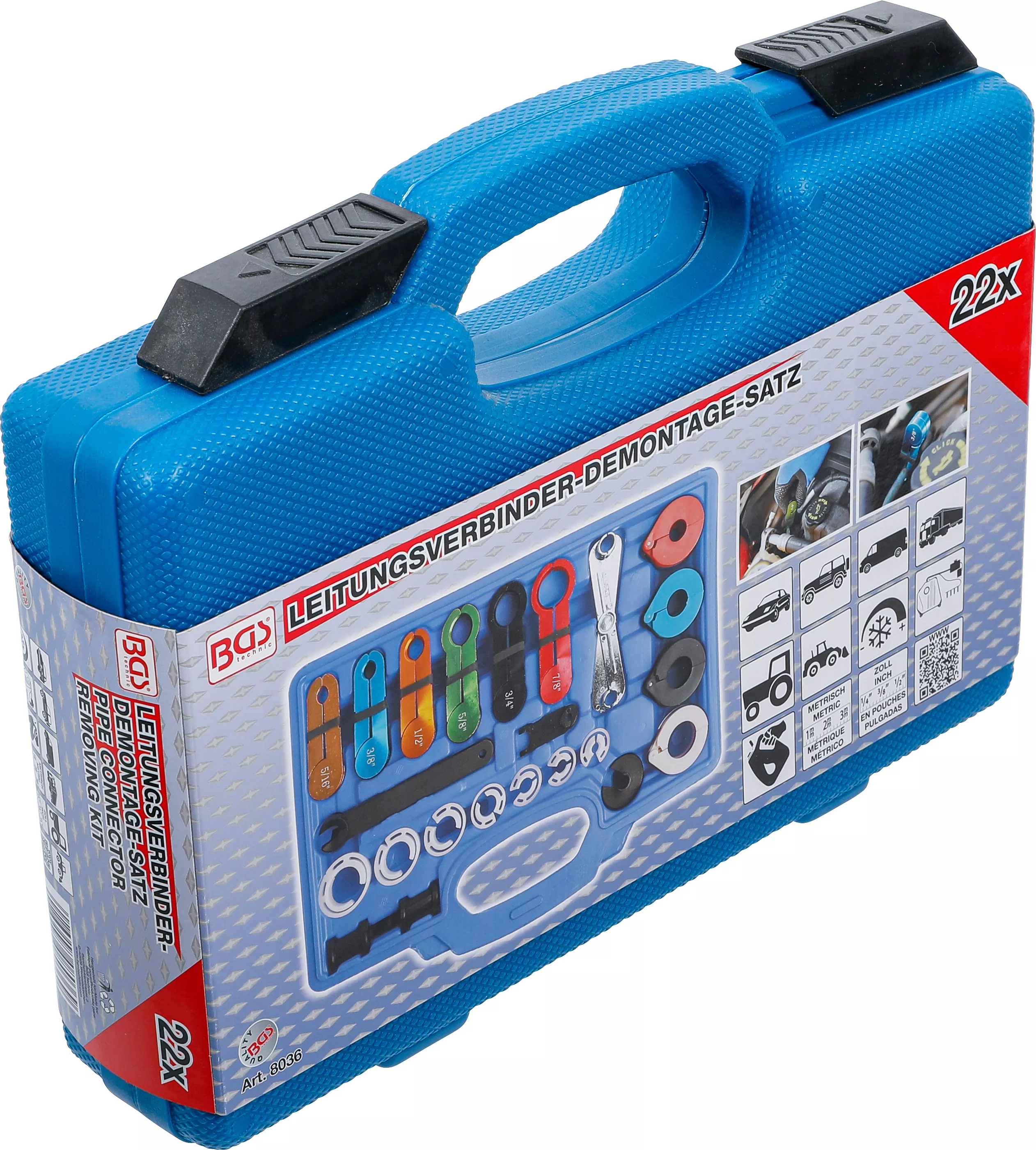 Set demontare conector conducte | 22 piese [8]