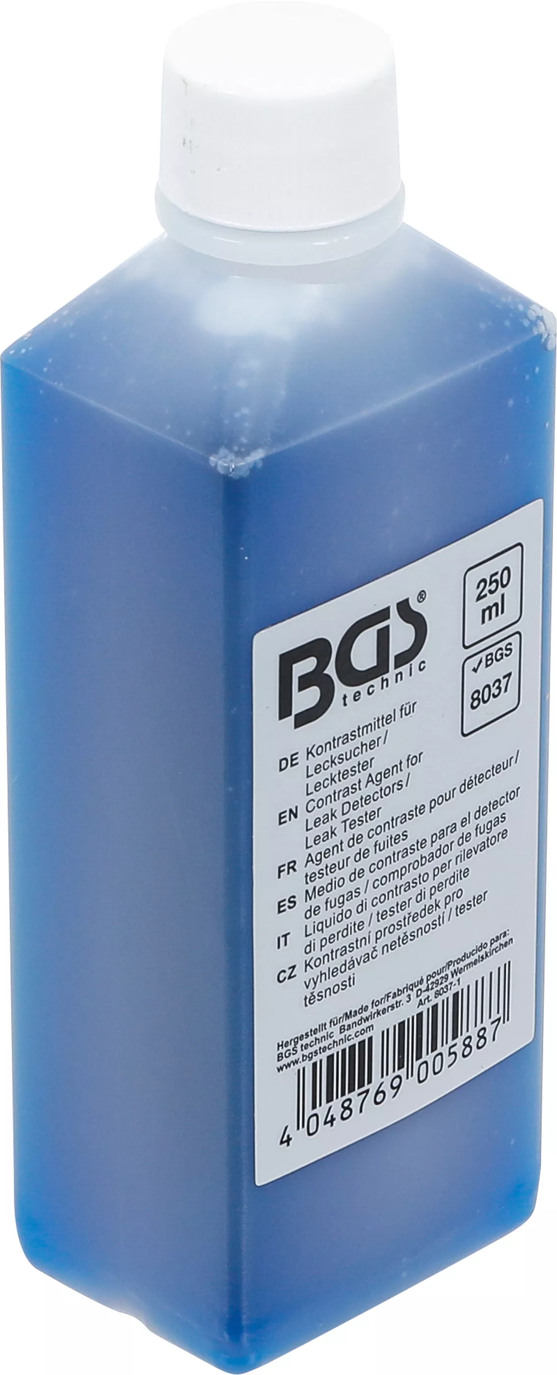 Agent de contrast pentru detector de scurgeri / tester scurgeri | 250 ml | pentru BGS 8037 [1]