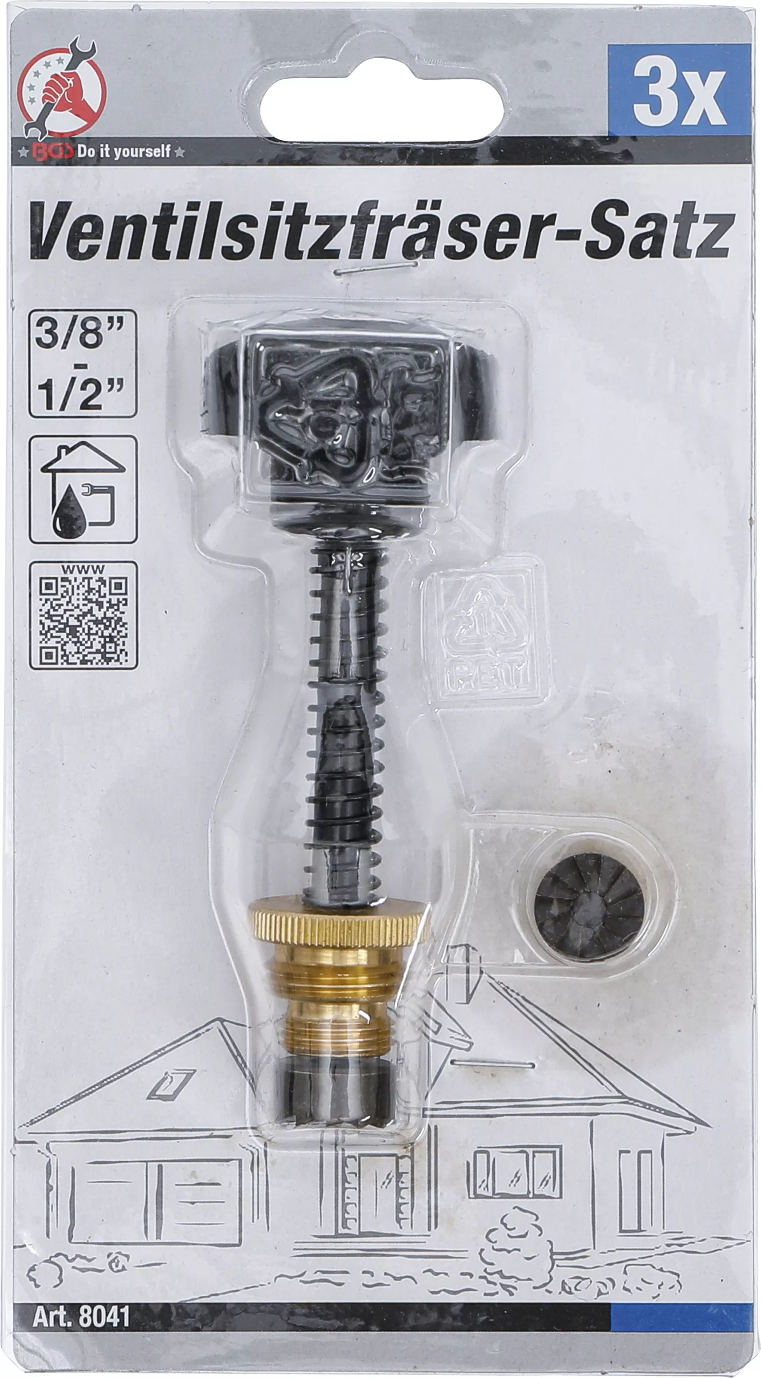 Set frezat scaune supape | 3/8" - 1/2" [3]