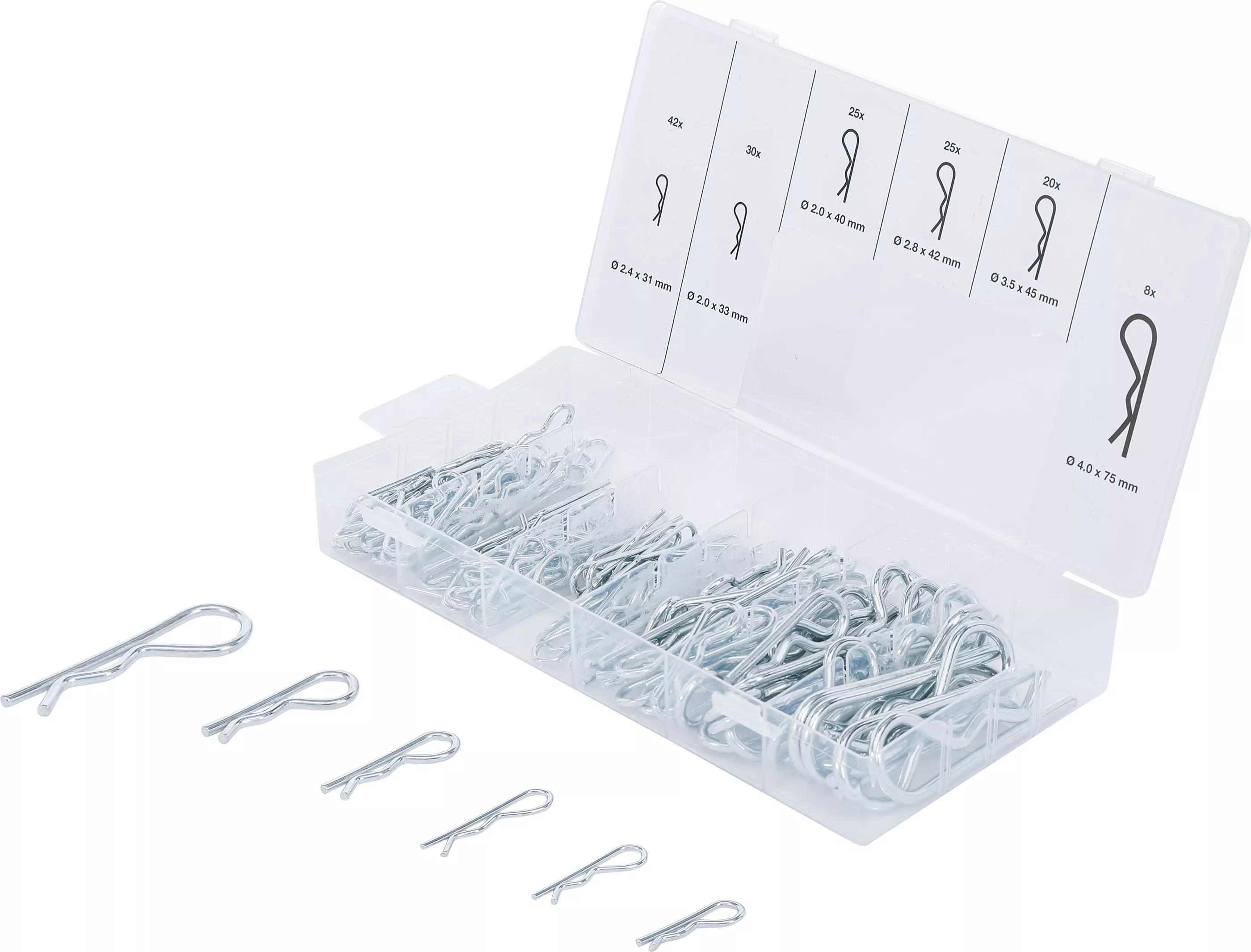 Sortiment splinturi elastice | o 2,4 - 4,0 mm | 150 piese [1]