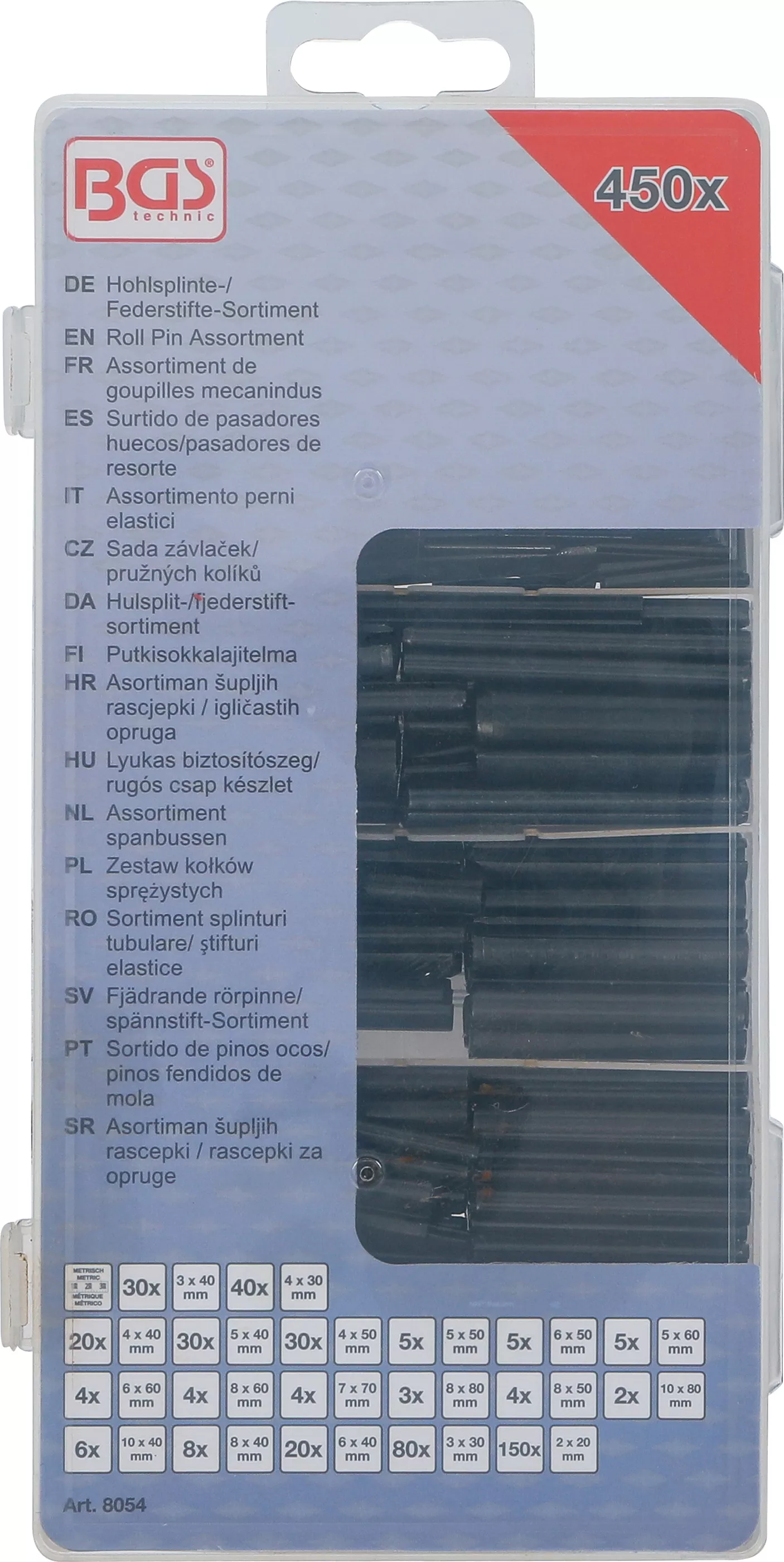 Sortiment splinturi tubulare/ stifturi elastice | 450 piese [3]