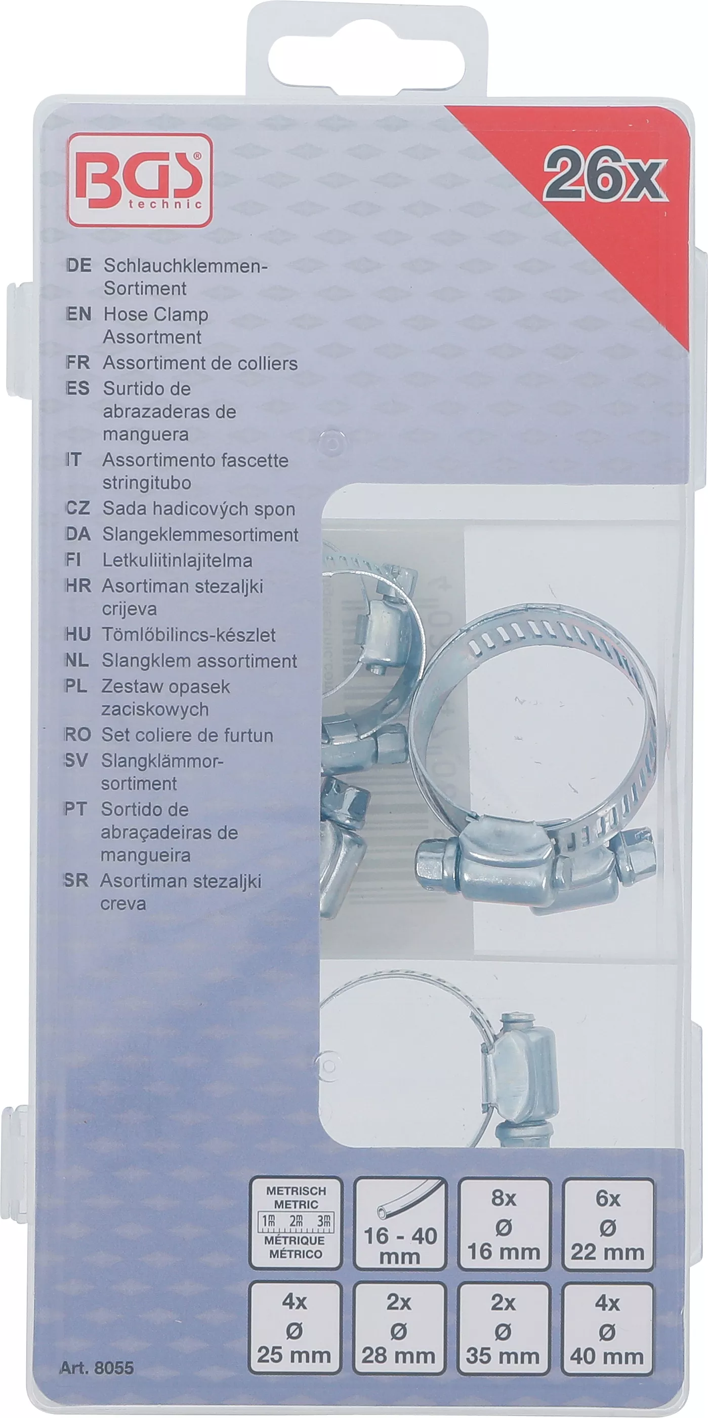 Set coliere de furtun | o 16 - 40 mm | 26 piese [3]
