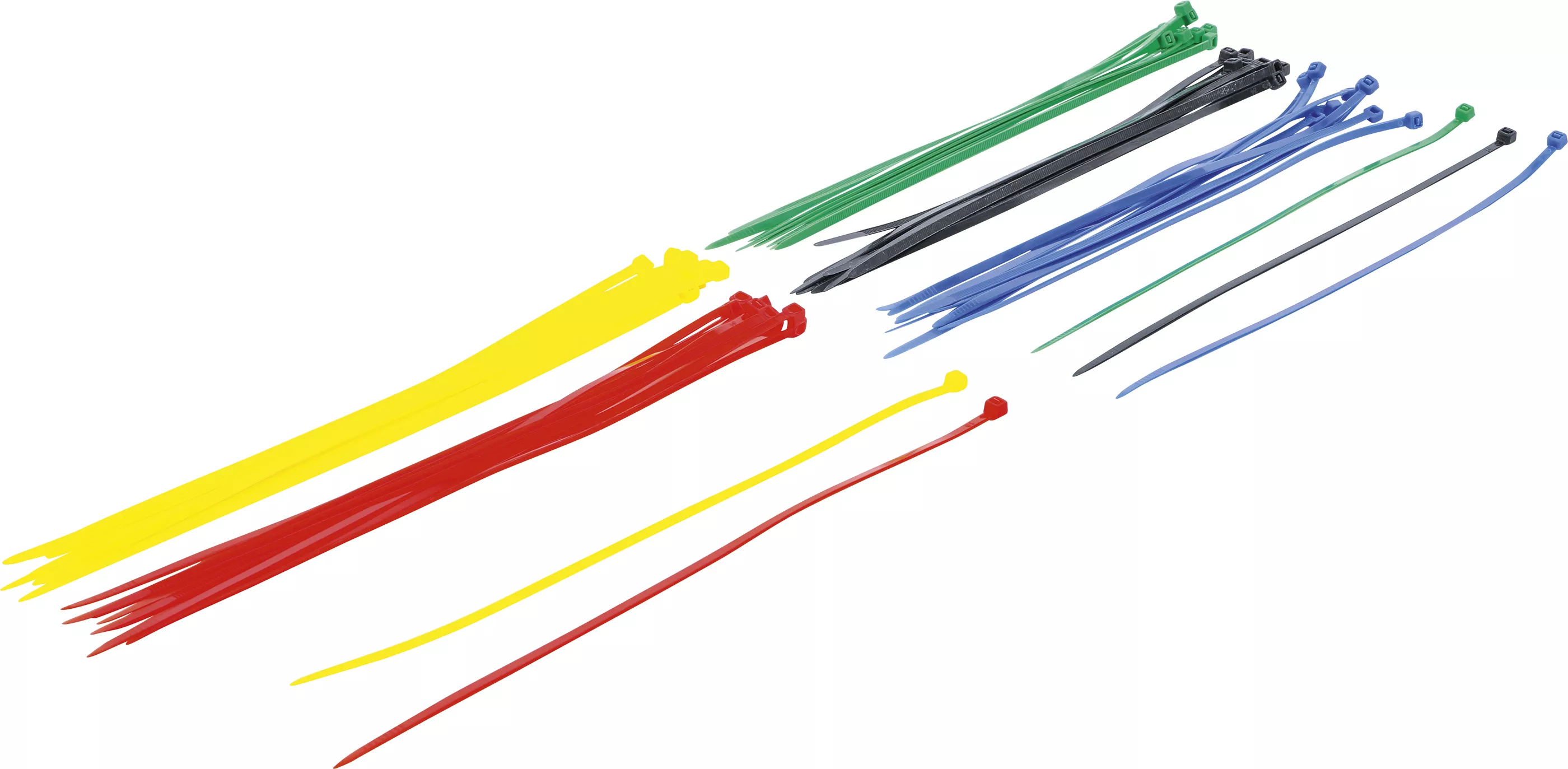 Set coliere pentru cablu | colorat | 4,8 x 300 mm | 50 piese [1]