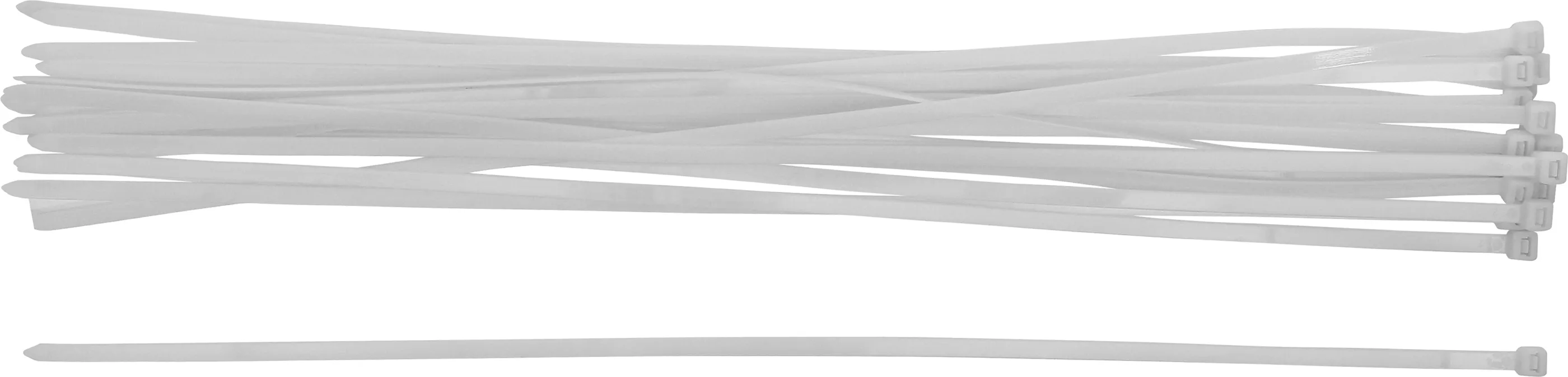 Set coliere pentru cablu | alb | 8,0 x 600 mm | 20 piese [2]