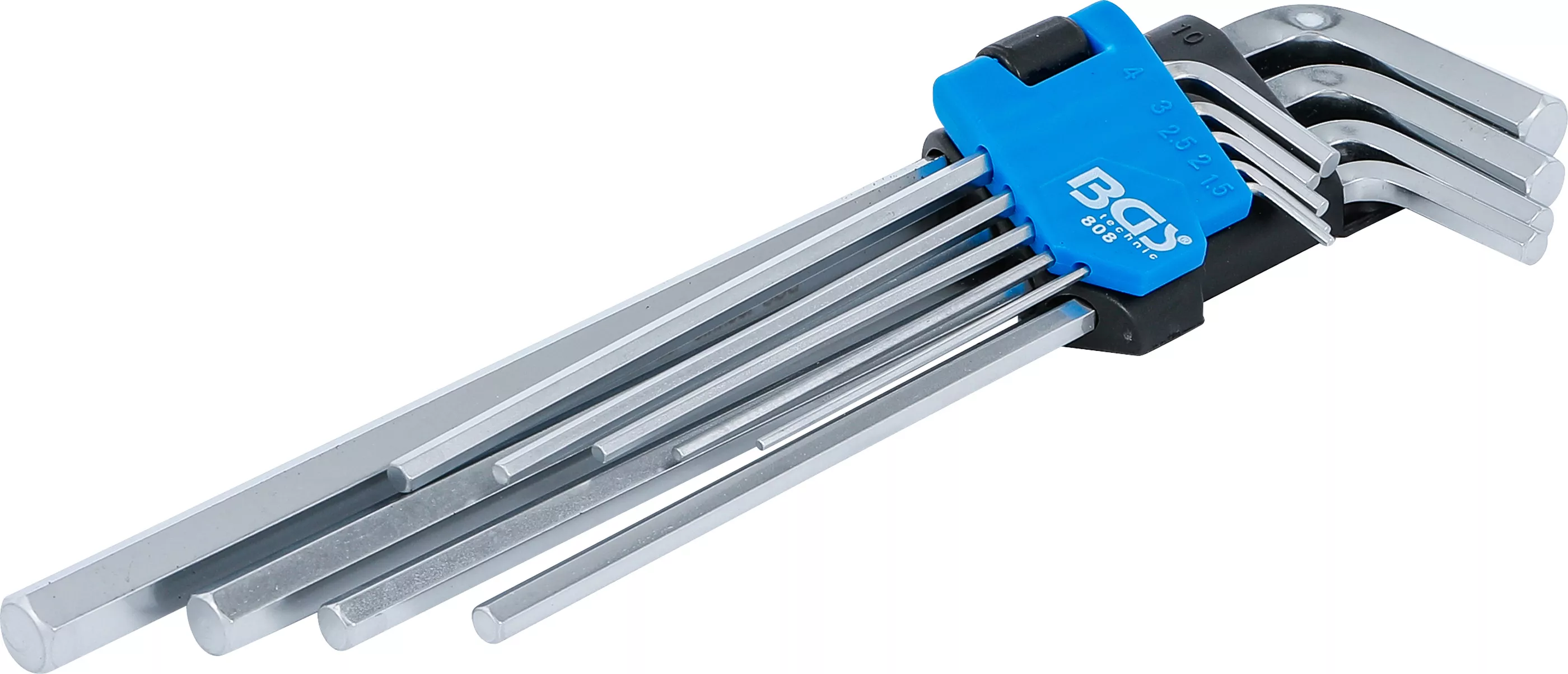 Unelte de mână - Set chei tip L | extra lungi | hexagon interior 1,5 - 10 mm | 9 piese