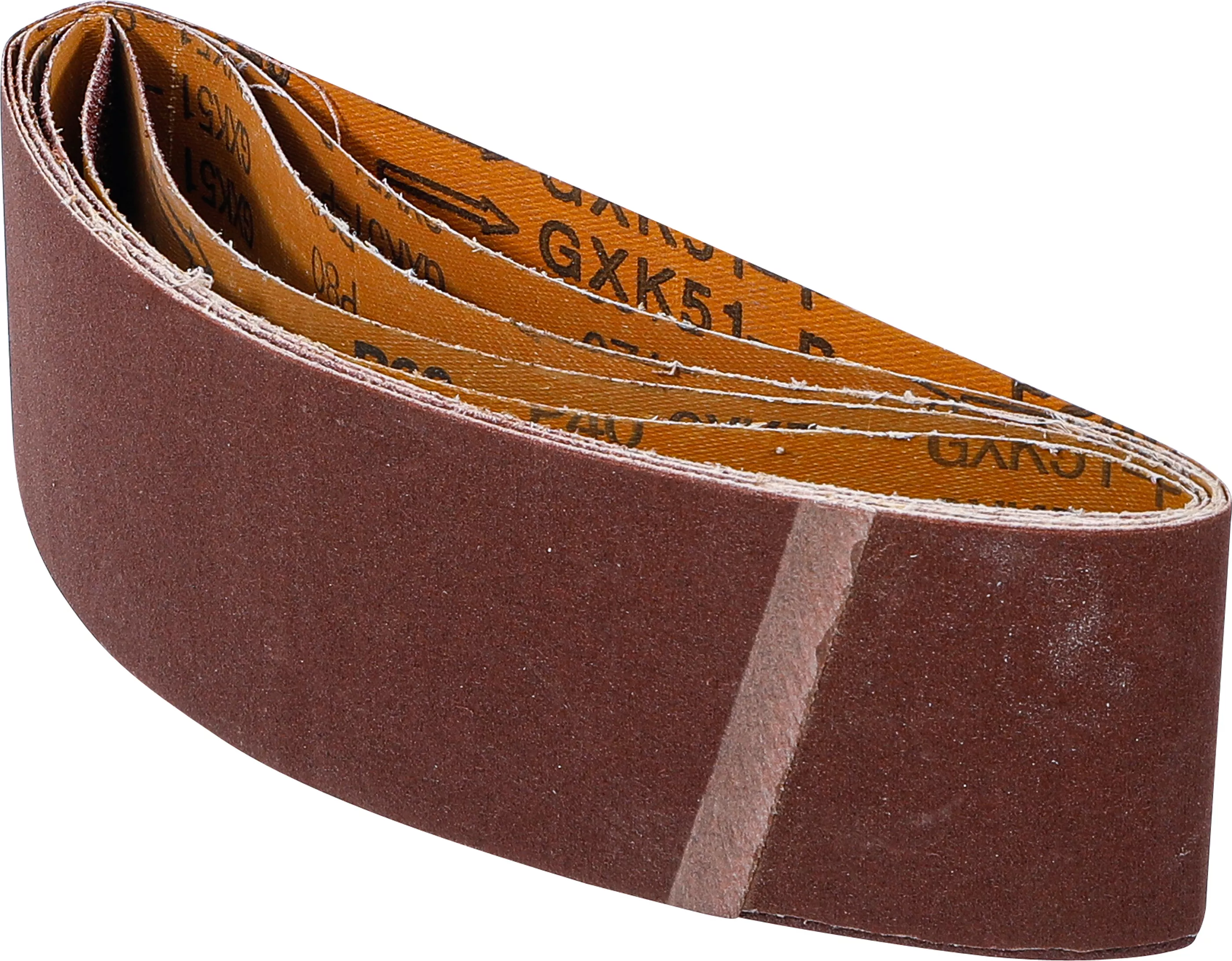 Set banda de slefuire | pentru slefuitoarele cu banda | 75 x 533 mm | K 40 - 60 - 80 - 120 - 240 | 5 piese [1]