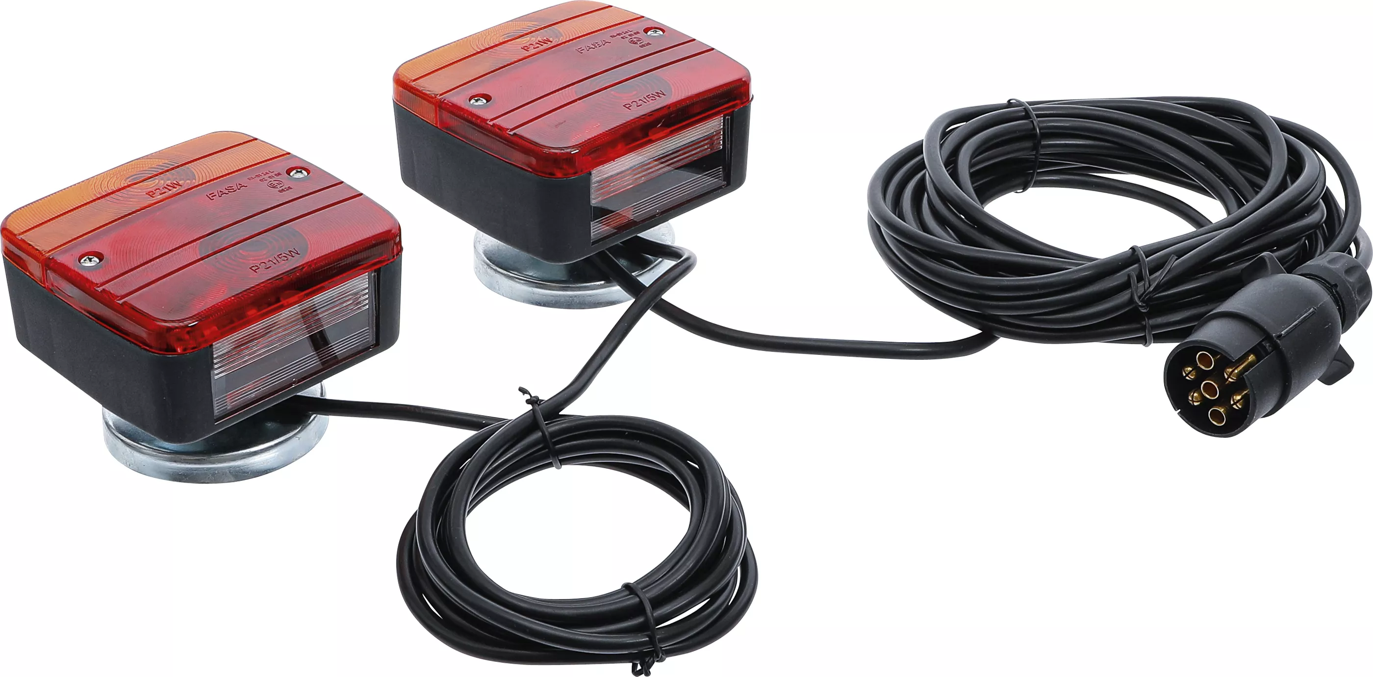 Lampi remorca cu suport magnetic | 2 piese [1]