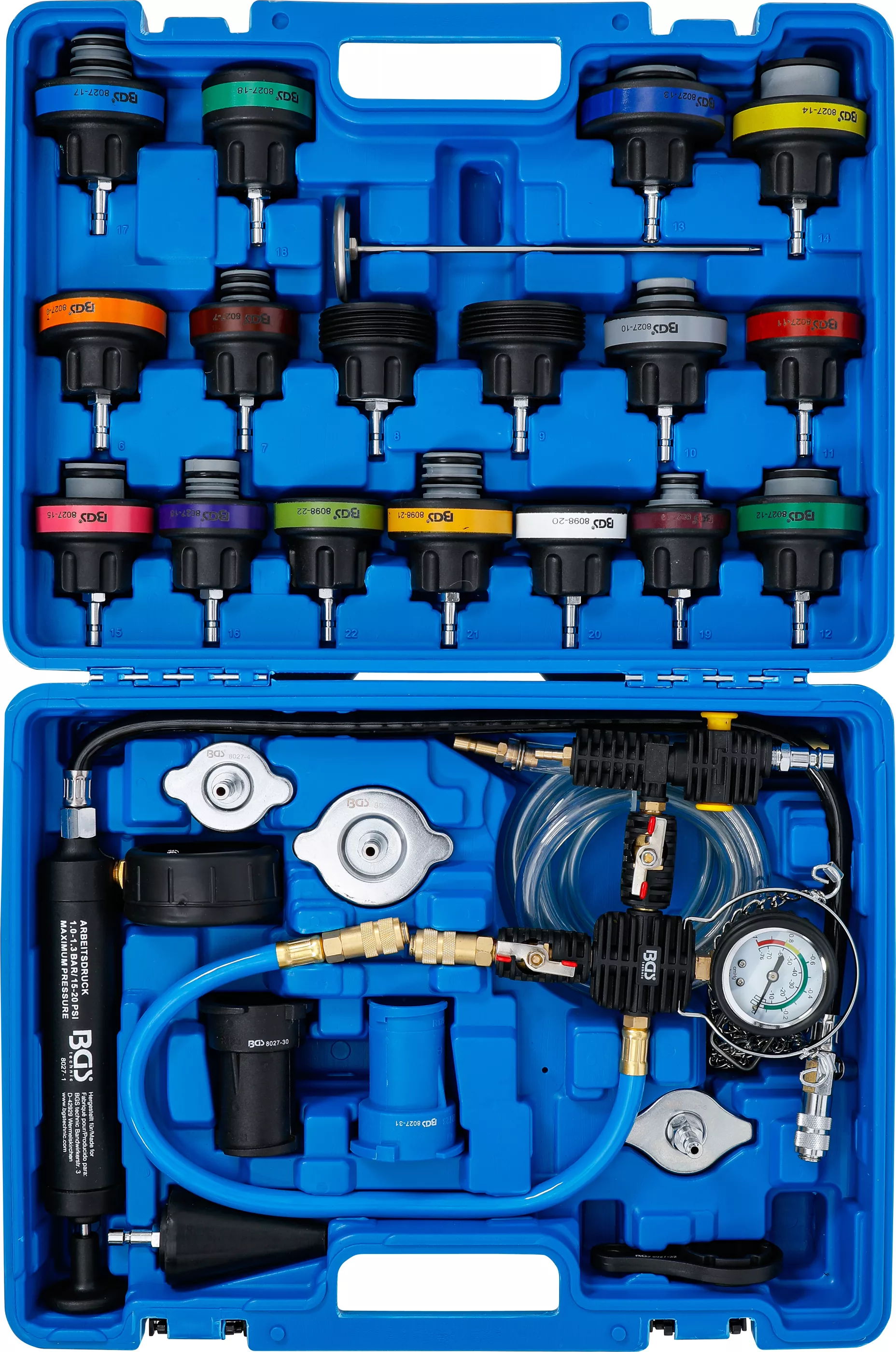 Set presare si verificare sistem de racire | incl. sistem de umplere | 28 piese [5]