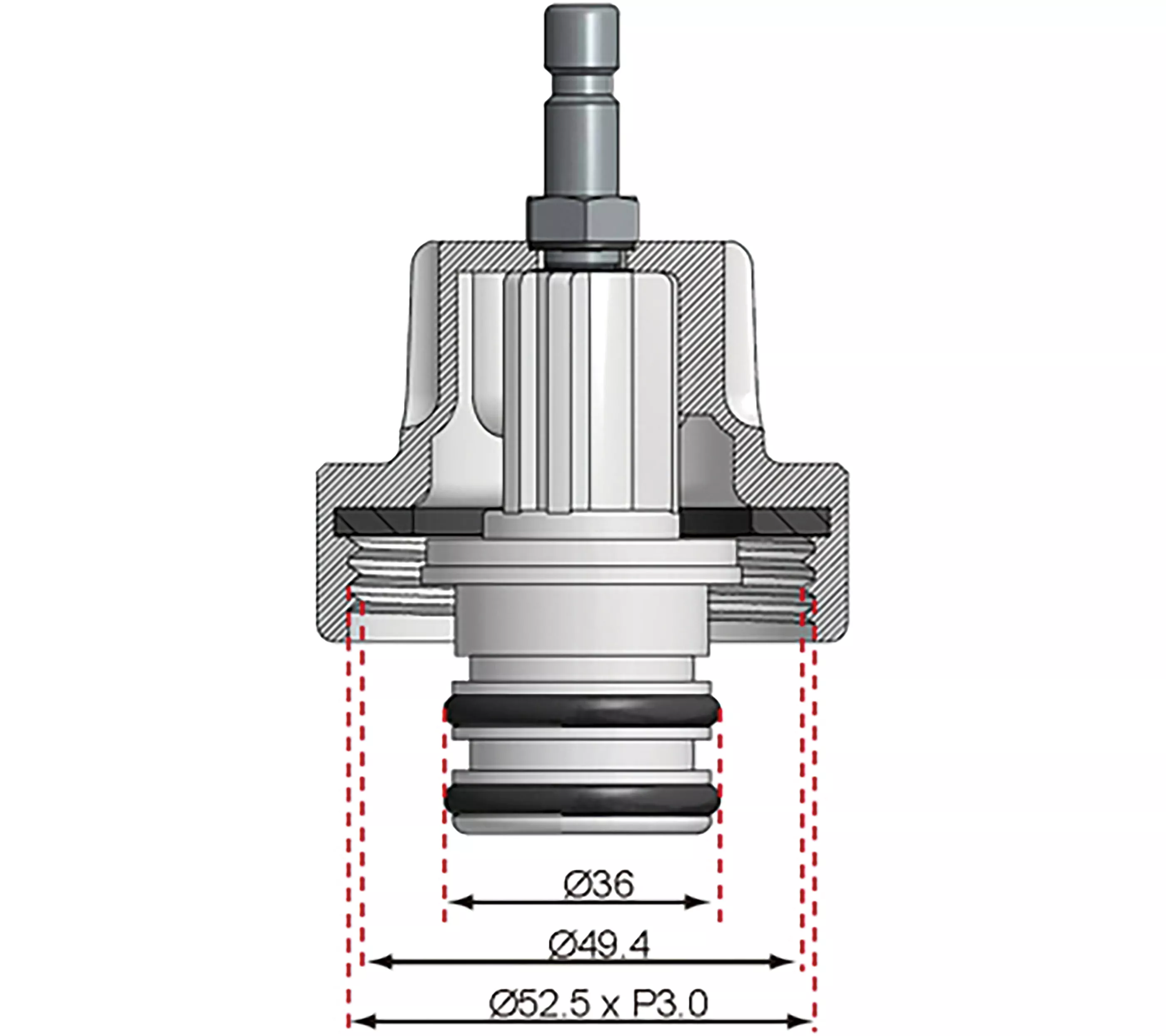 Adaptor 21 pentru BGS 8027, 8098 | pentru Fiat, Opel, Saab [4]