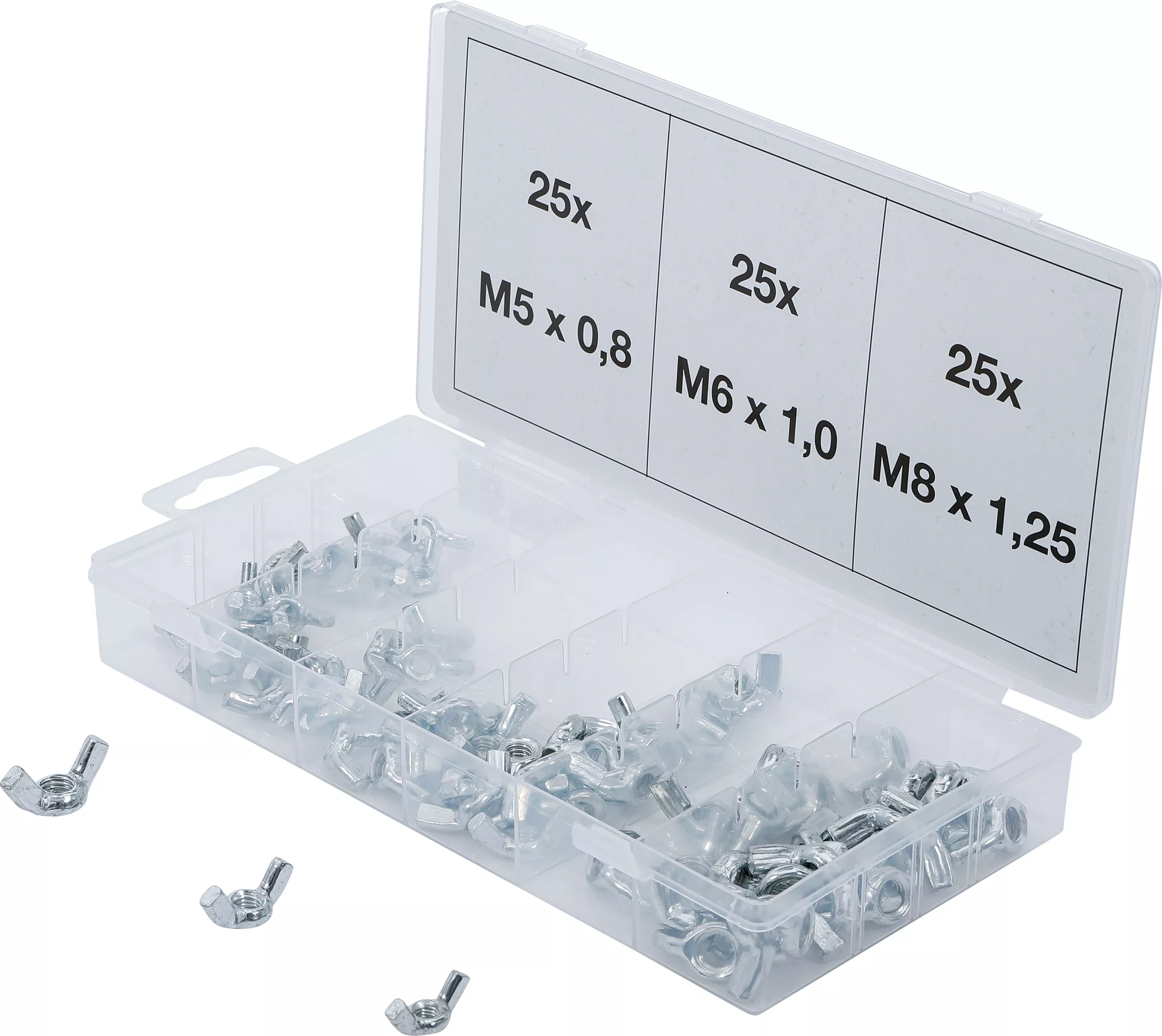 Sortiment piulite-fluture | 75 piese [1]