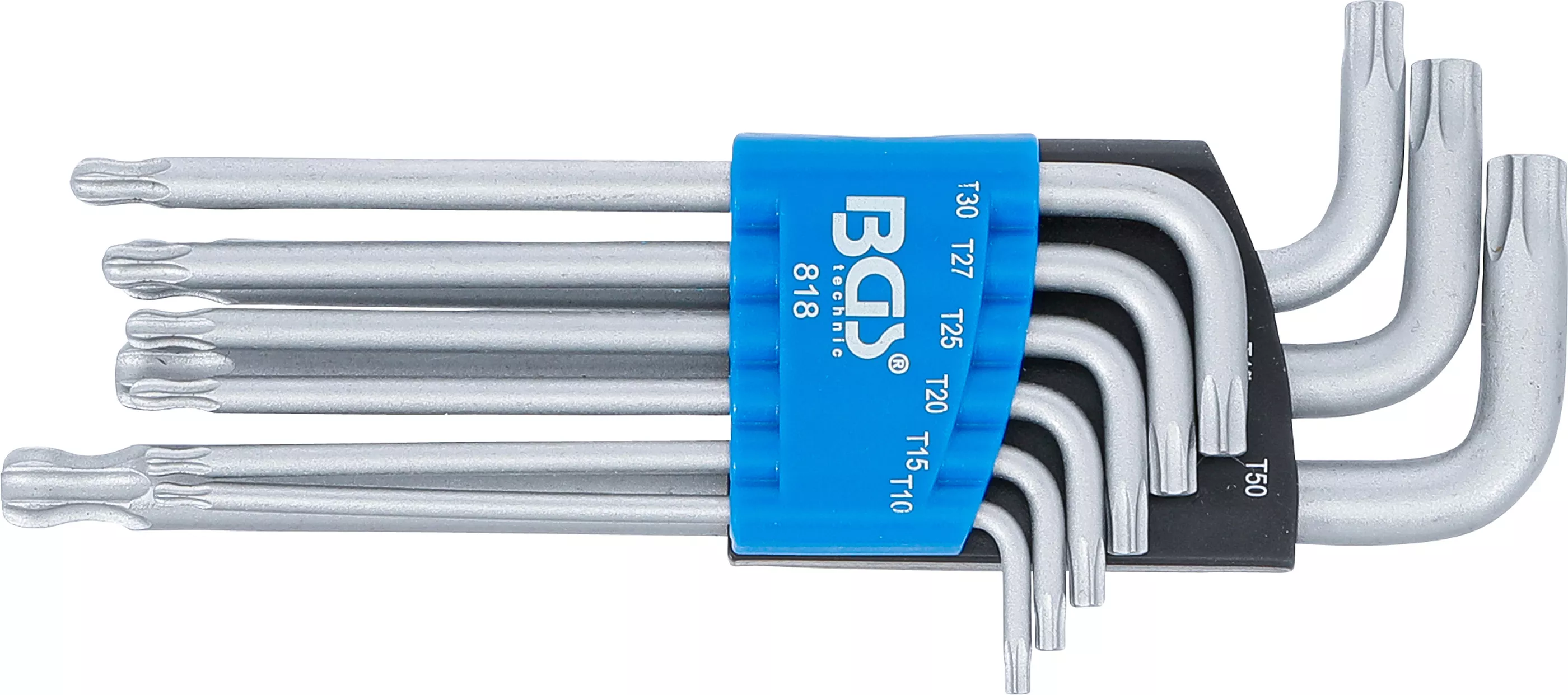 Set chei tip L | Profil T (pentru Torx) cu cap sferic T10 - T50 | 9 piese [3]