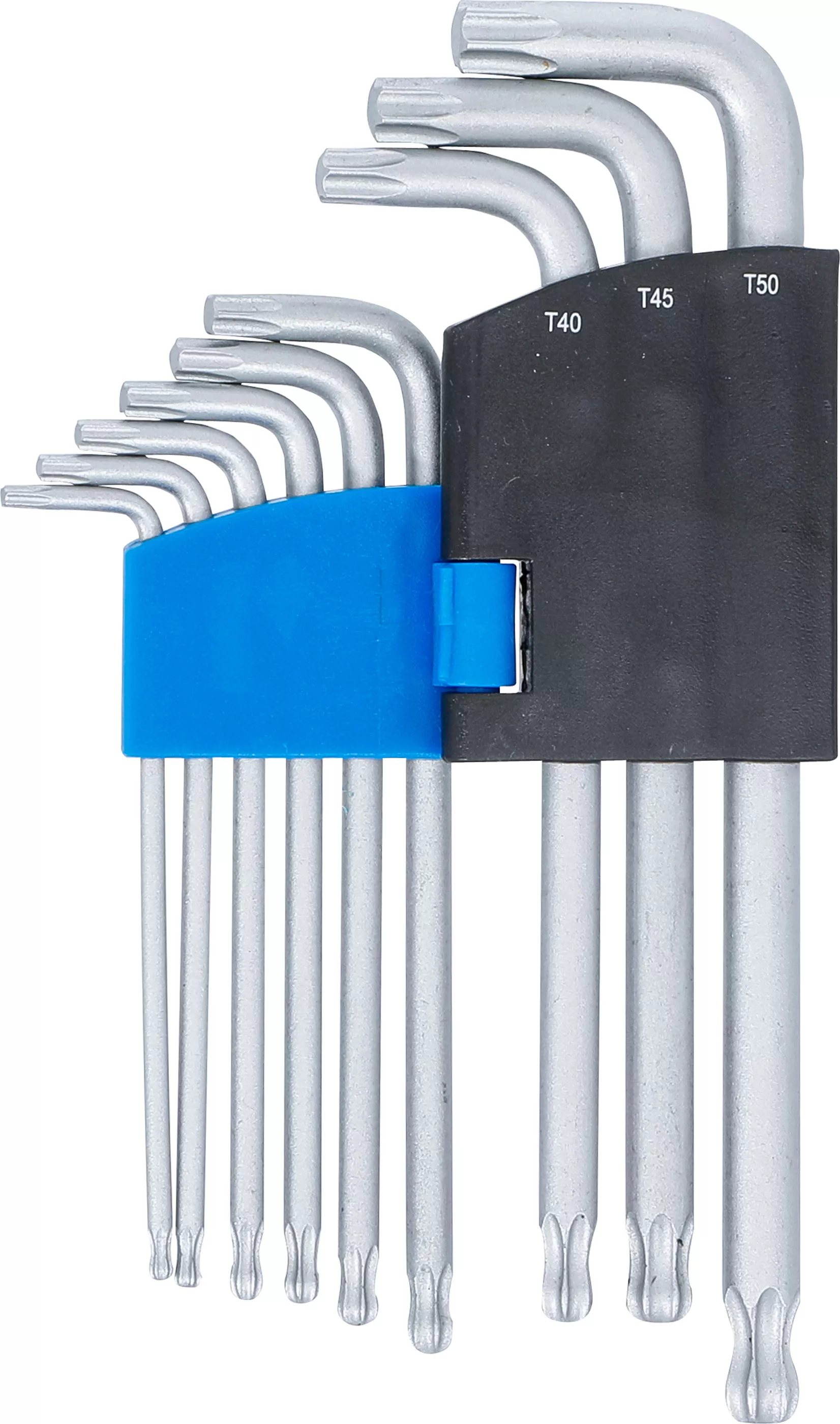Set chei tip L | Profil T (pentru Torx) cu cap sferic T10 - T50 | 9 piese [4]