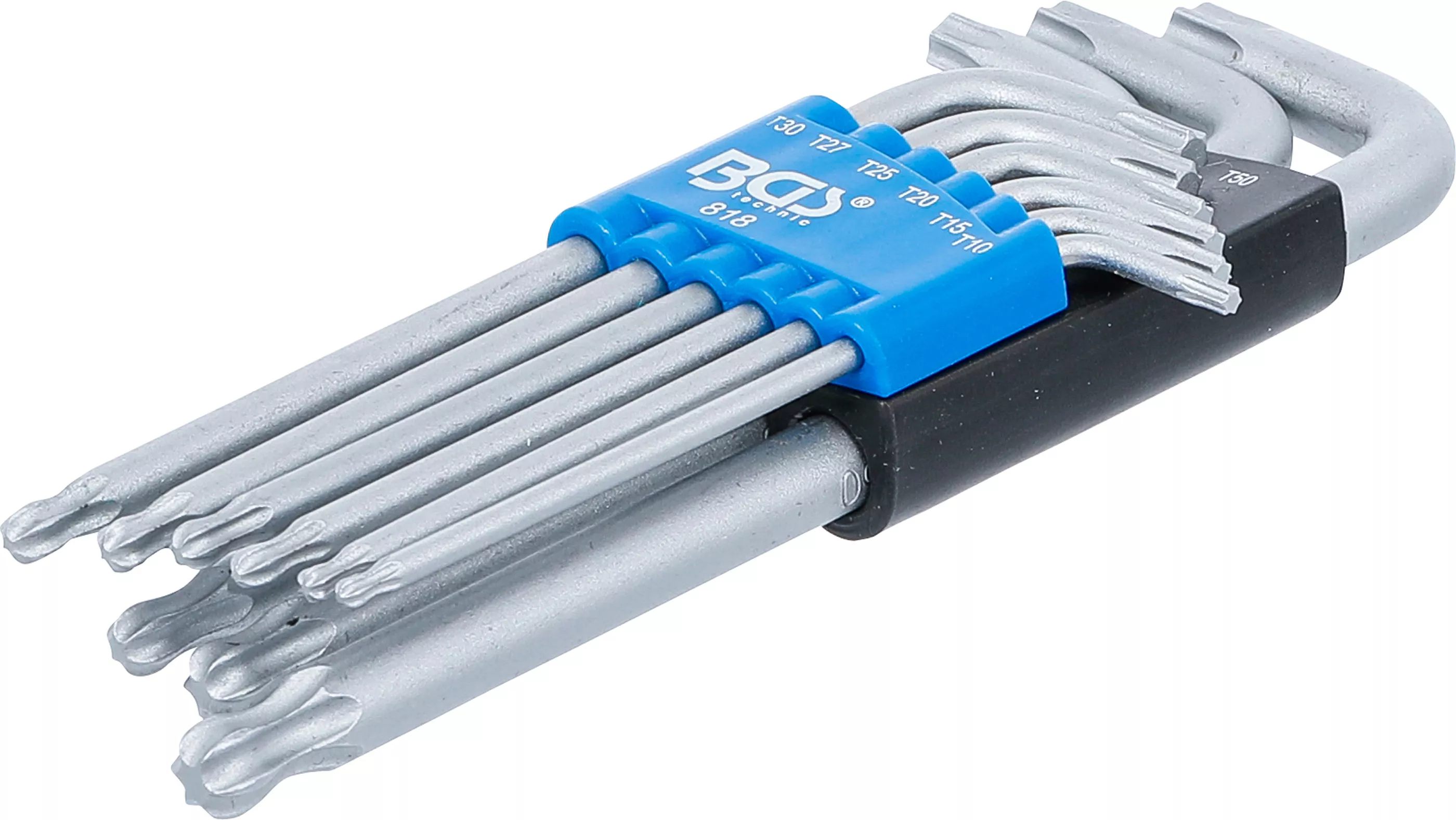 Set chei tip L | Profil T (pentru Torx) cu cap sferic T10 - T50 | 9 piese [1]
