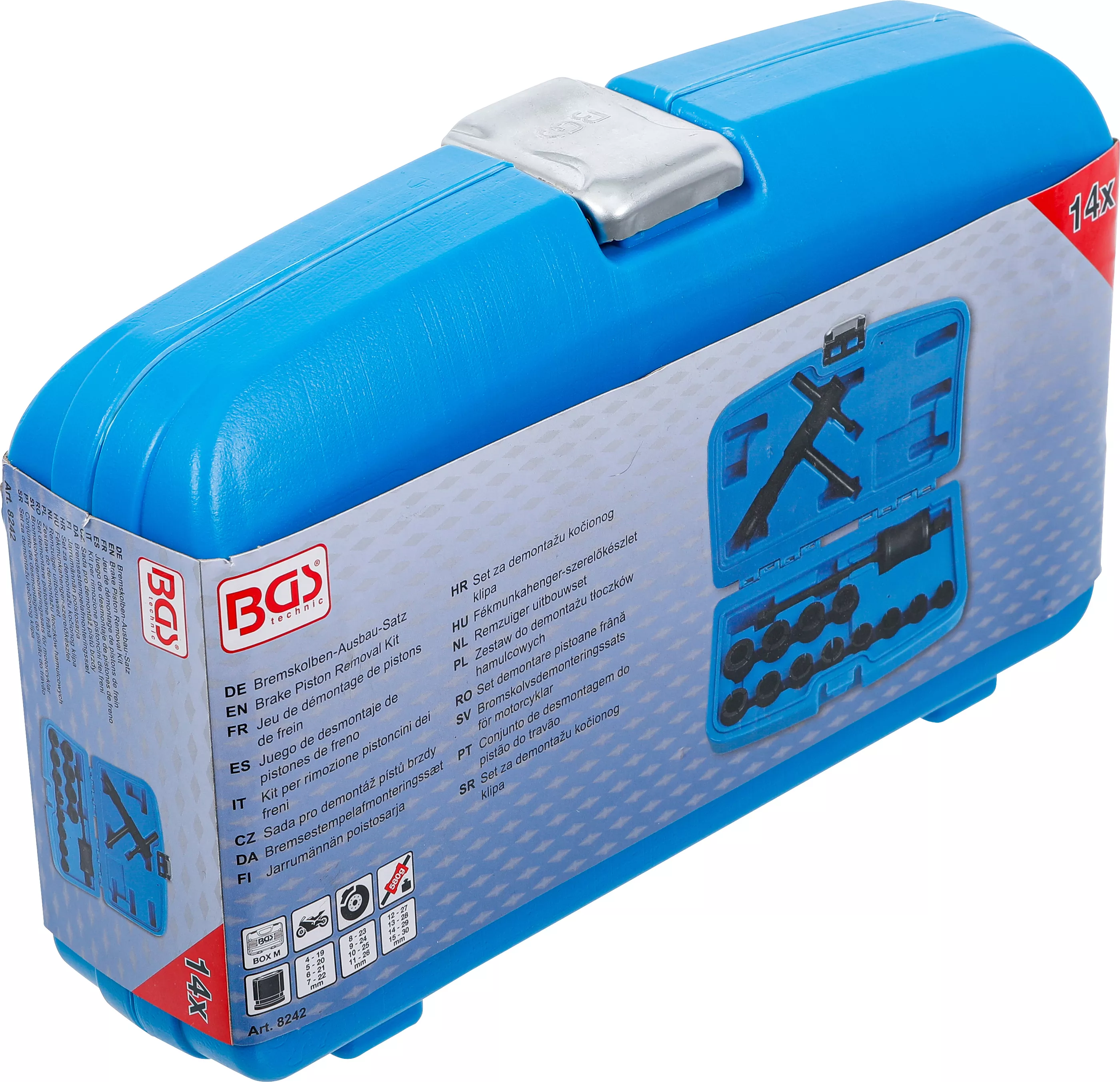 Set demontare pistoane frana | pentru motociclete | 14 piese [6]