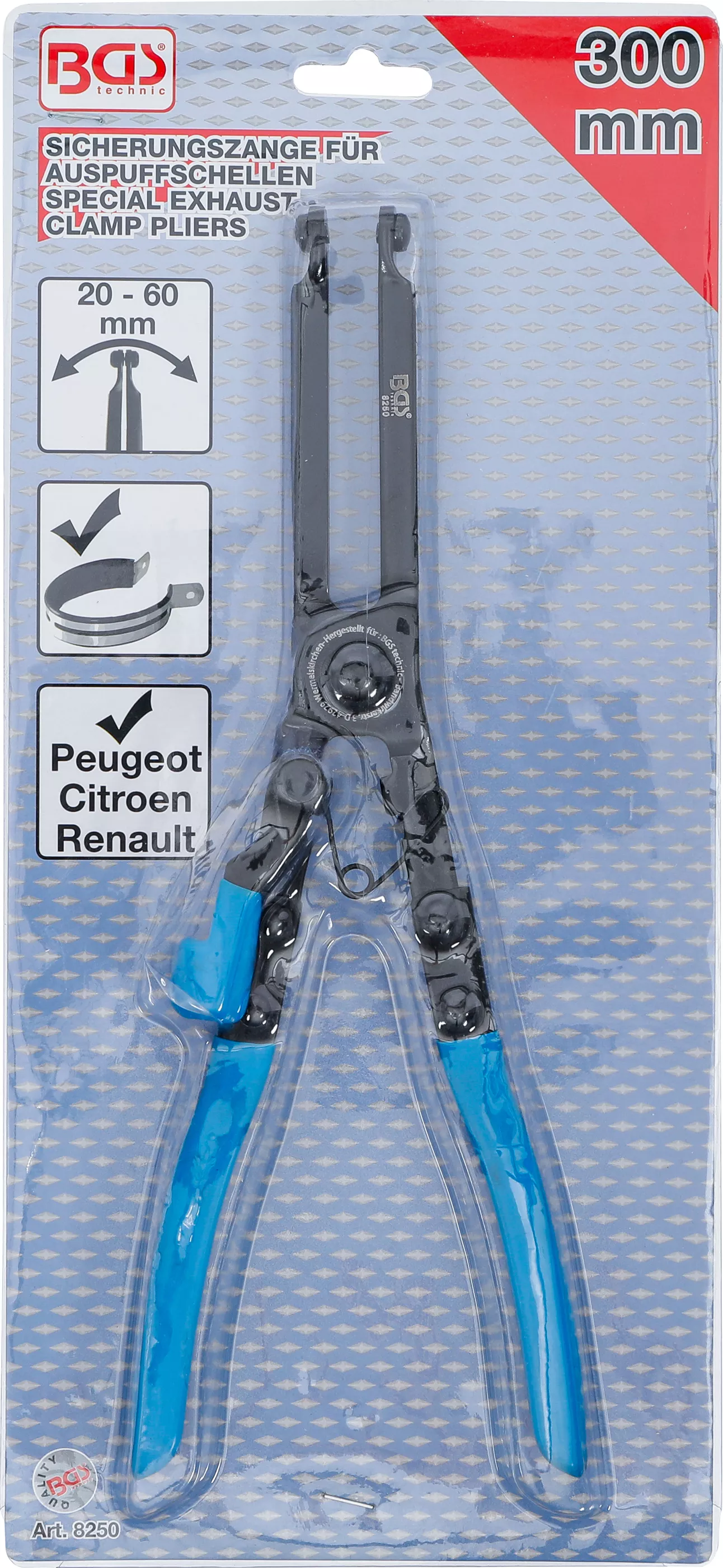 Cleste sigurante pentru coliere esapament | 305 mm [4]