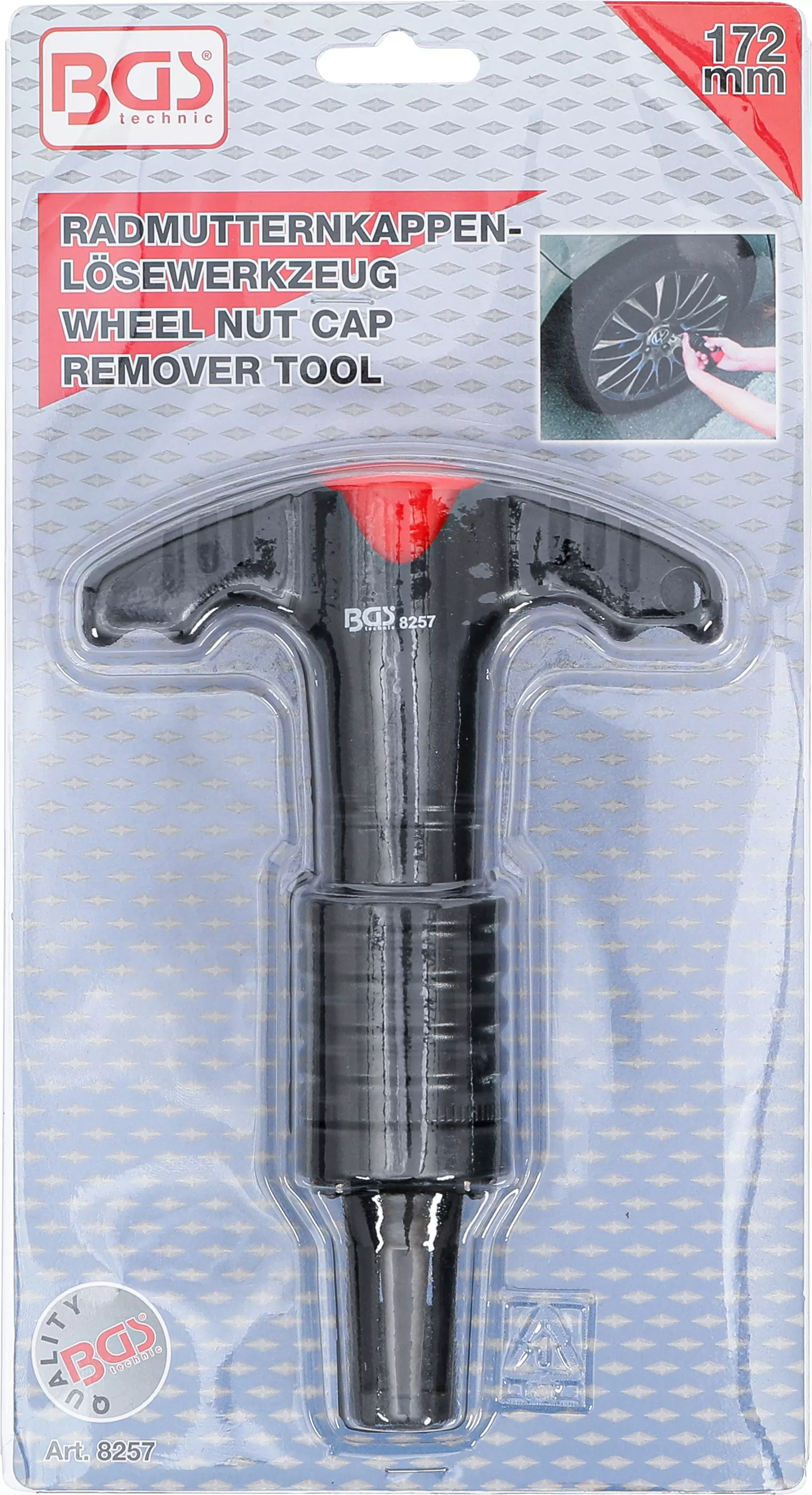 Dispozitiv desfacere pentru capace piulite roata [4]