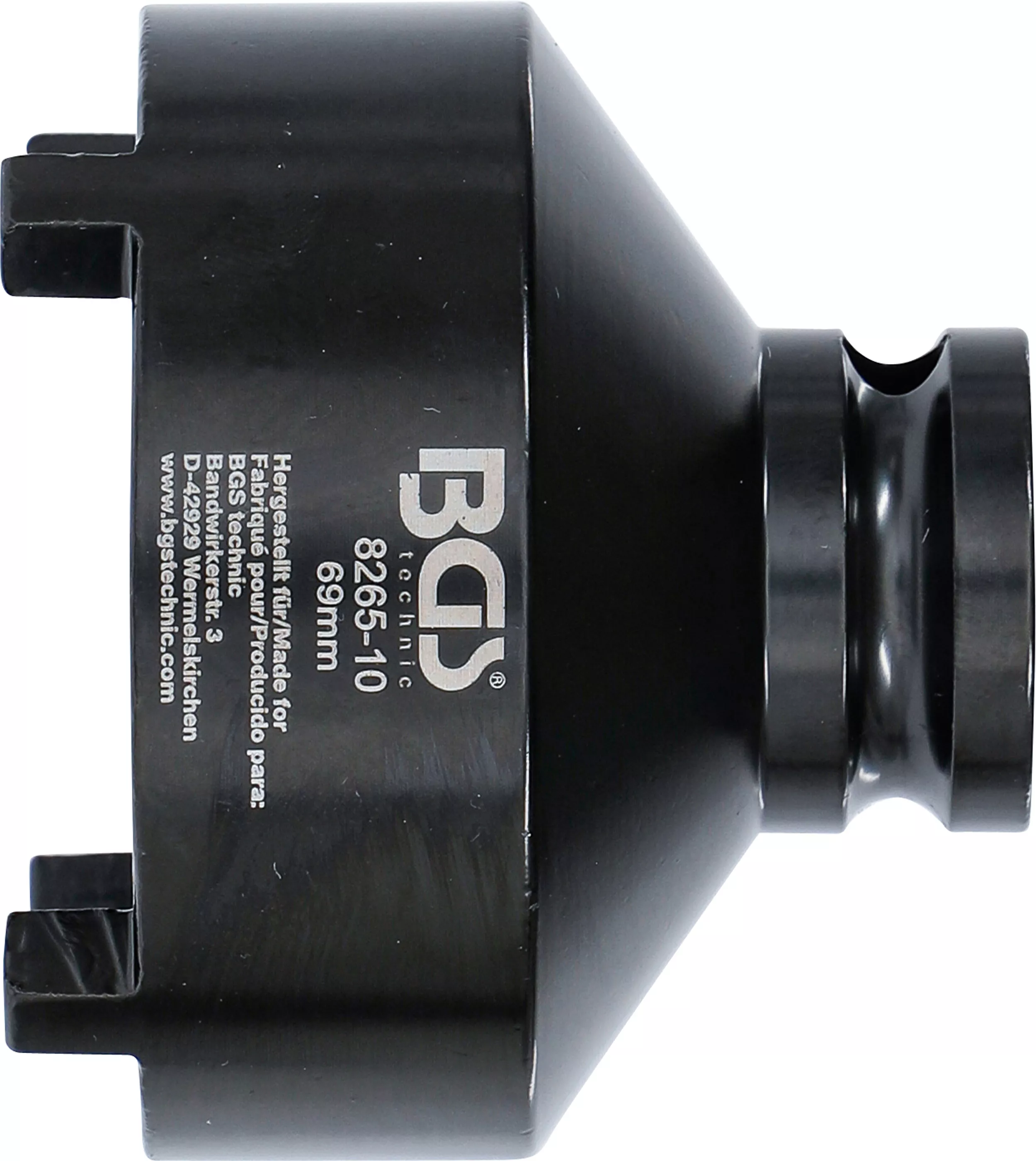 Chei piulite canelate | Fus amplasat exterior | 69 mm | KM8 [3]