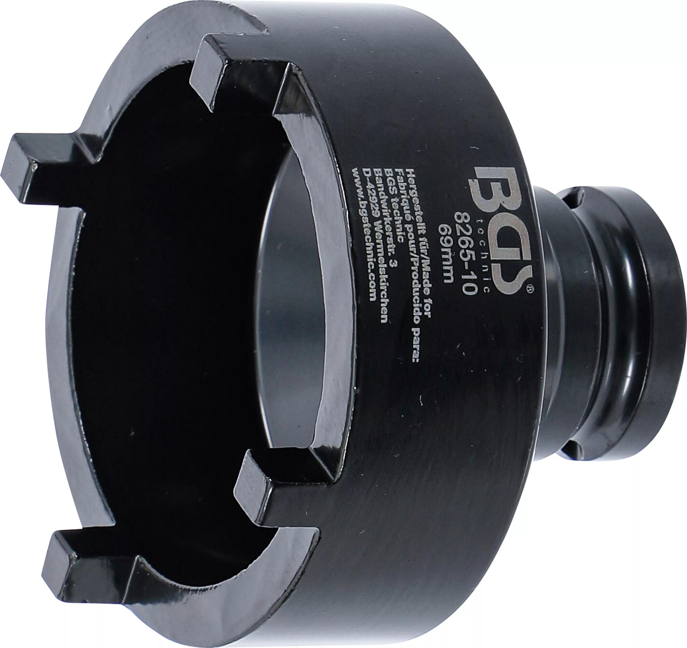 Chei piulite canelate | Fus amplasat exterior | 69 mm | KM8 [1]
