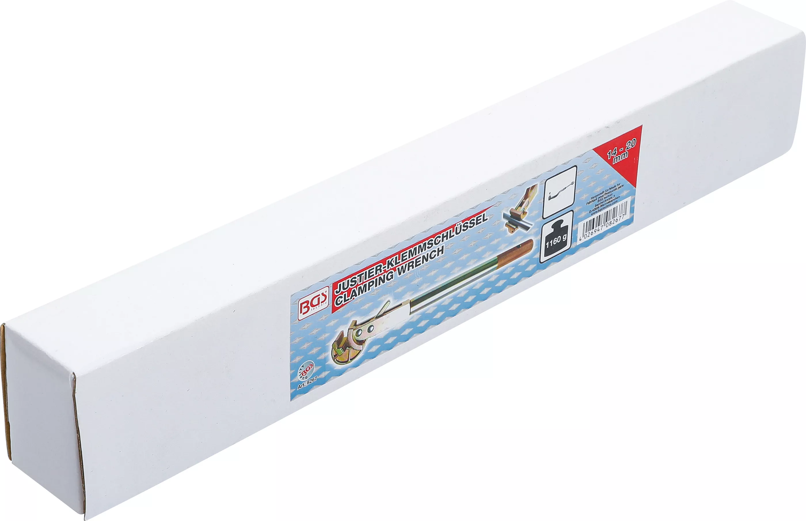 Cheie cu clema pentru reglare | pentru capete de bara axiale | 14 - 20 mm [3]
