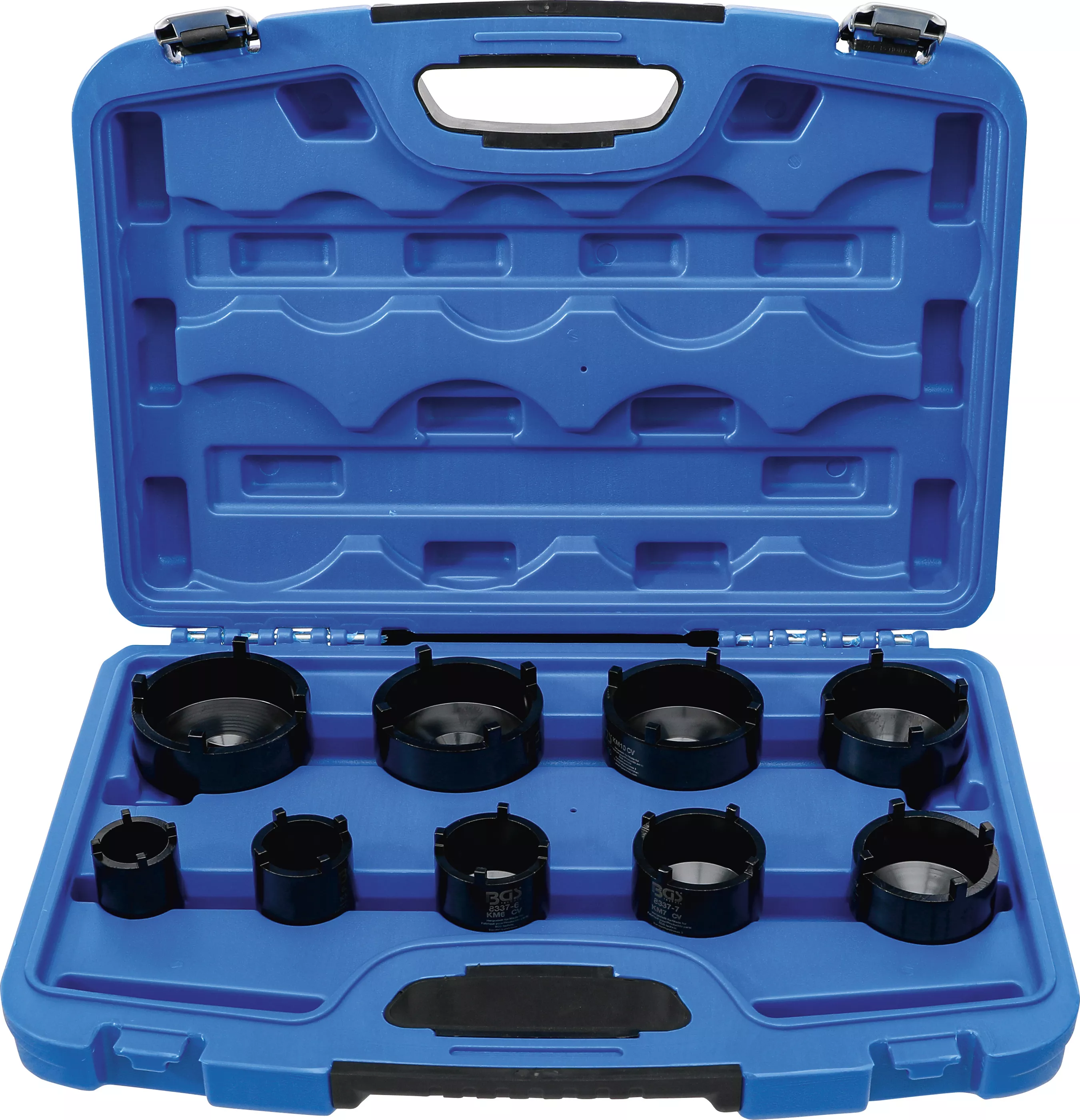 Set chei piulite canelate | Fus amplasat exterior | KM4 - KM12 | 9 piese [2]