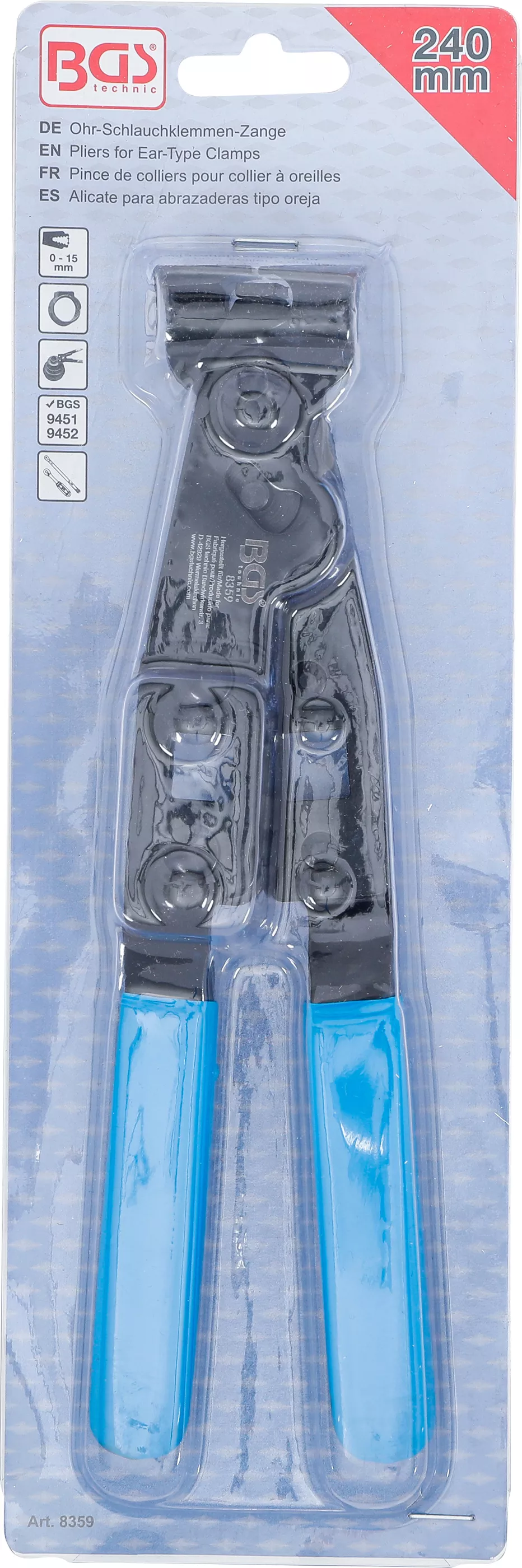 Cleste coliere pentru furtun | 240 mm [4]