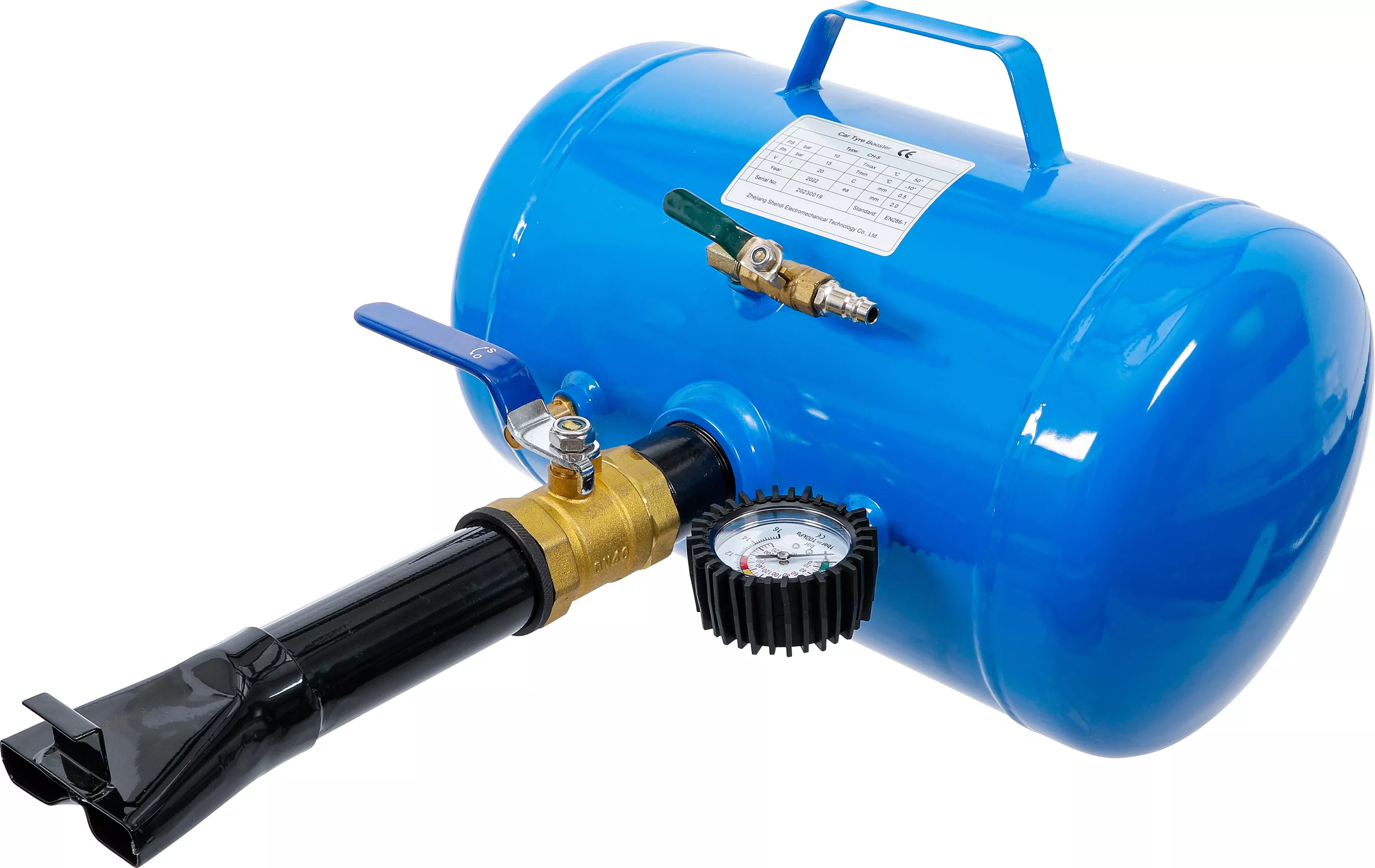 Dispozitiv umplere pentru pneuri autoturisme (Booster) [1]