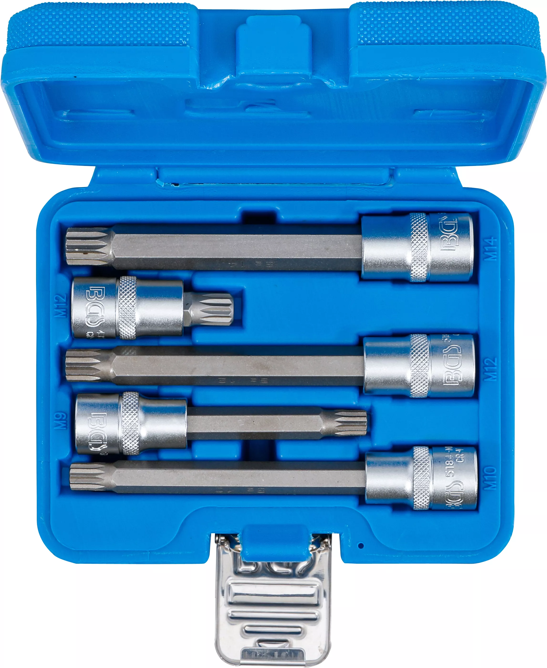 Set biti | 12,5 mm (1/2") | Dantura interioara multipla (pentru XZN) | 5 piese [4]