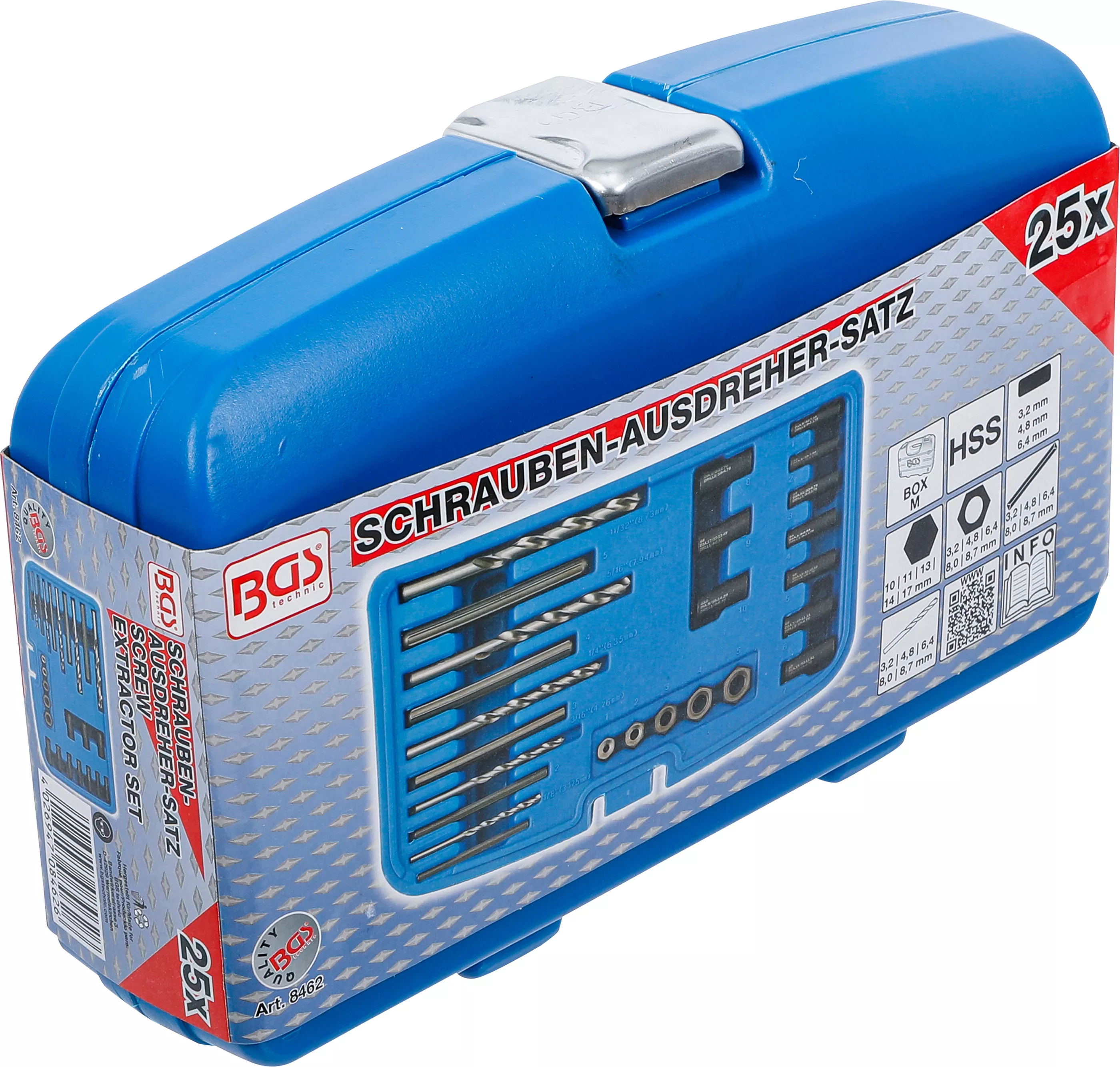 Set extractoare suruburi HSS | 25 piese [6]