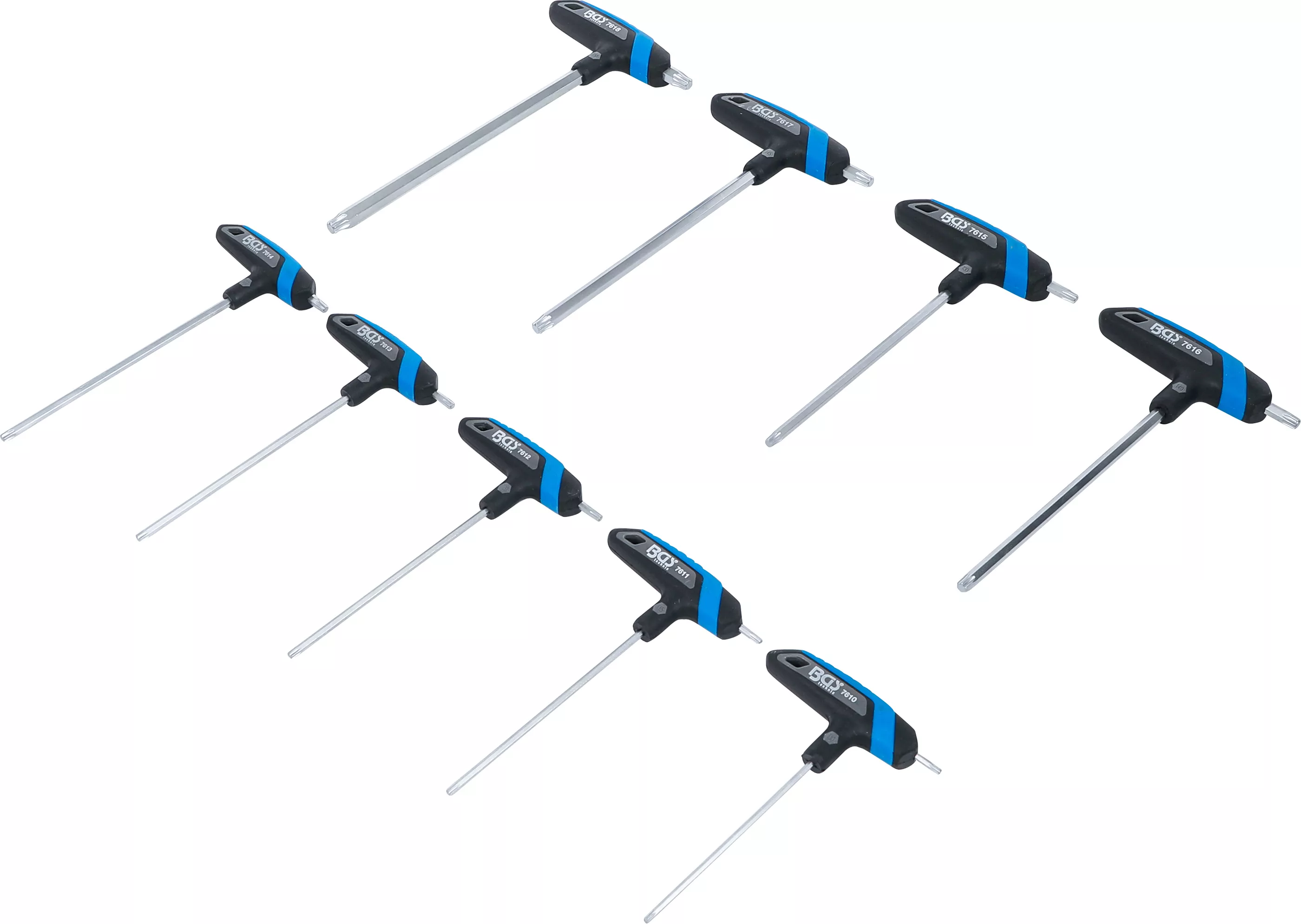 Set chei cu maner T | Profil T (pentru Torx) T10 - T50 | 9 piese [2]