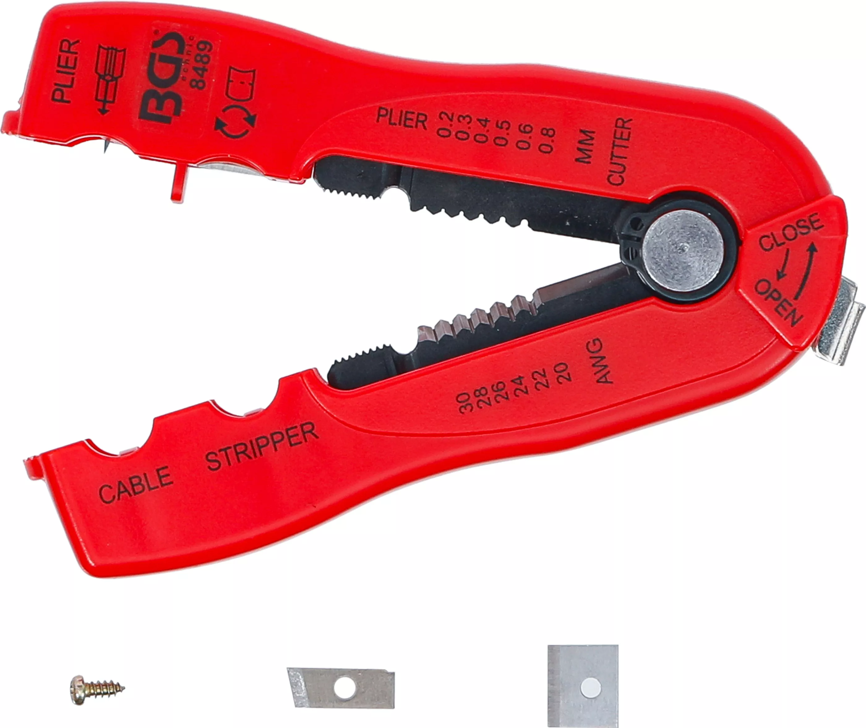 Dezizolator fir/cablu "2-IN-1" | 0,2 - 0,8 mm [3]