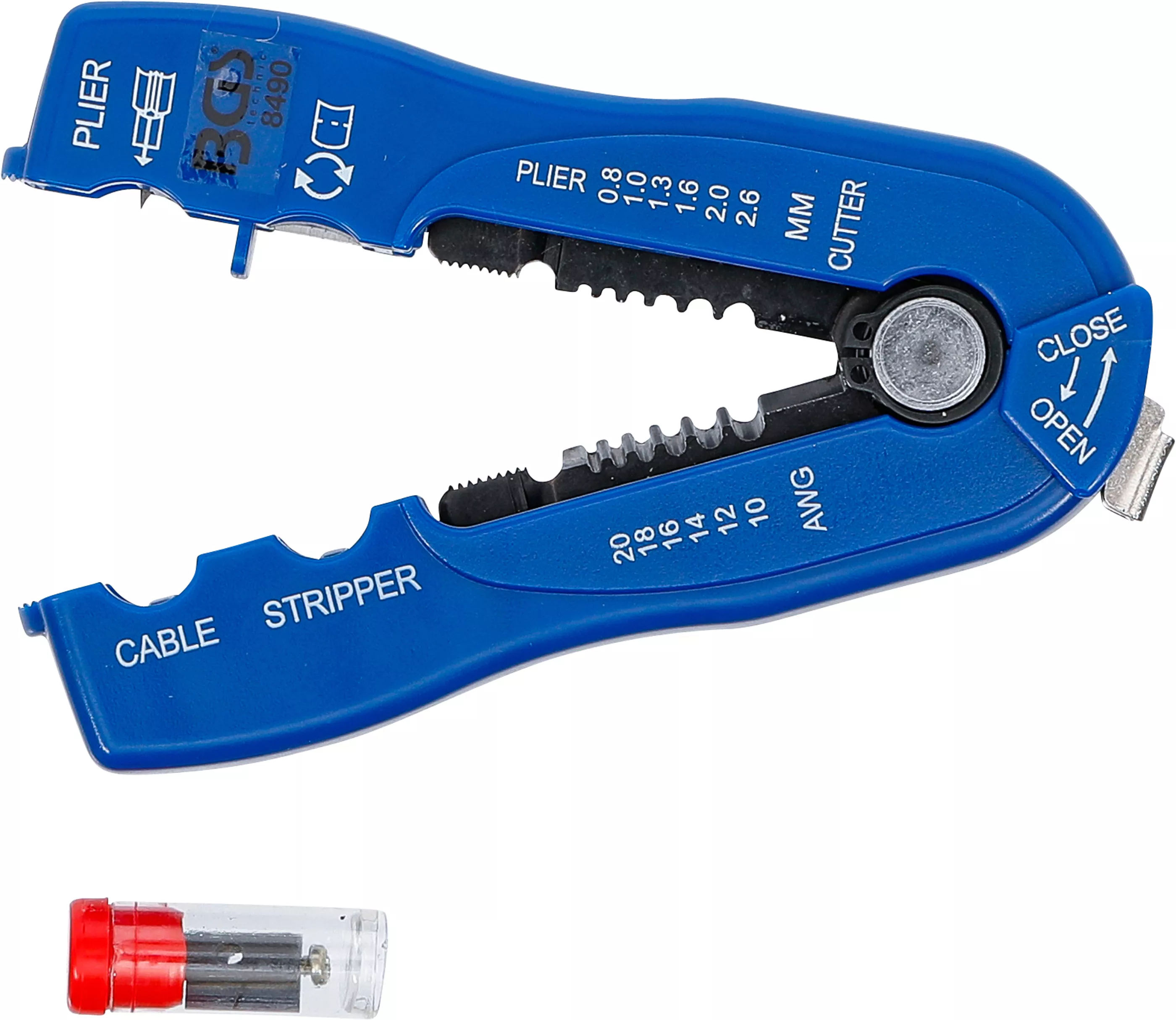 Dezizolator fir/cablu "2-IN-1" | 0,8 - 2,6 mm [3]