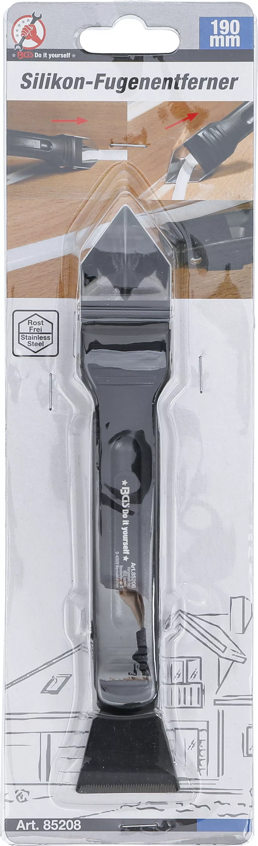Cutit indepartare chit siliconic rosturi | inox [7]