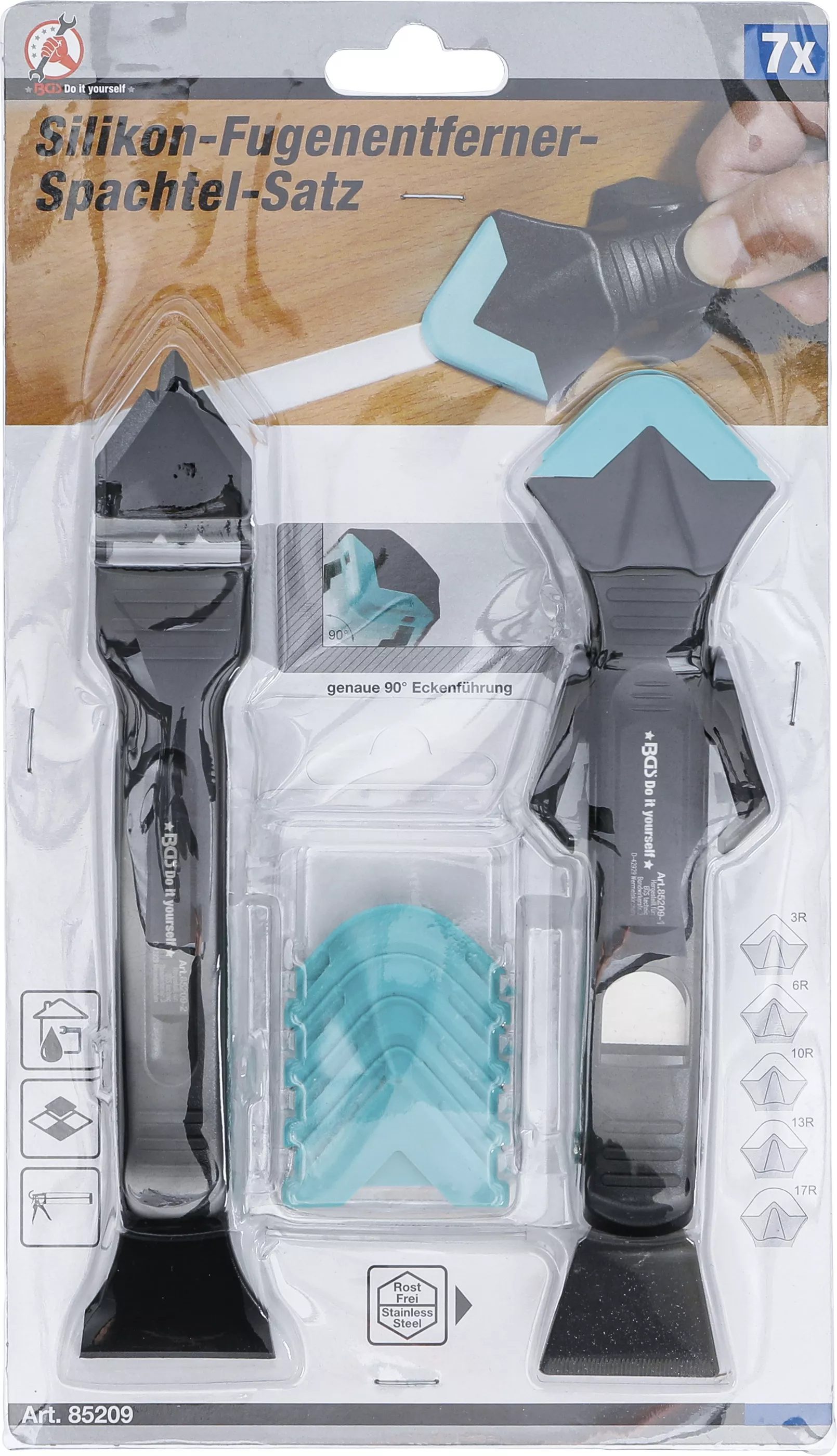 Set cutit indepartare chit siliconic rosturi si spaclu | 7 piese [6]