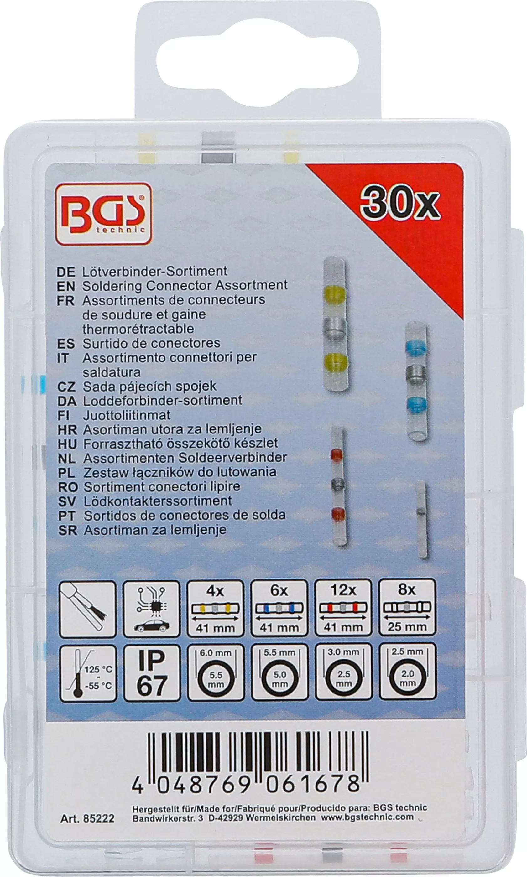 Sortiment conectori lipire | cu furtun contractibil | 30 piese [5]