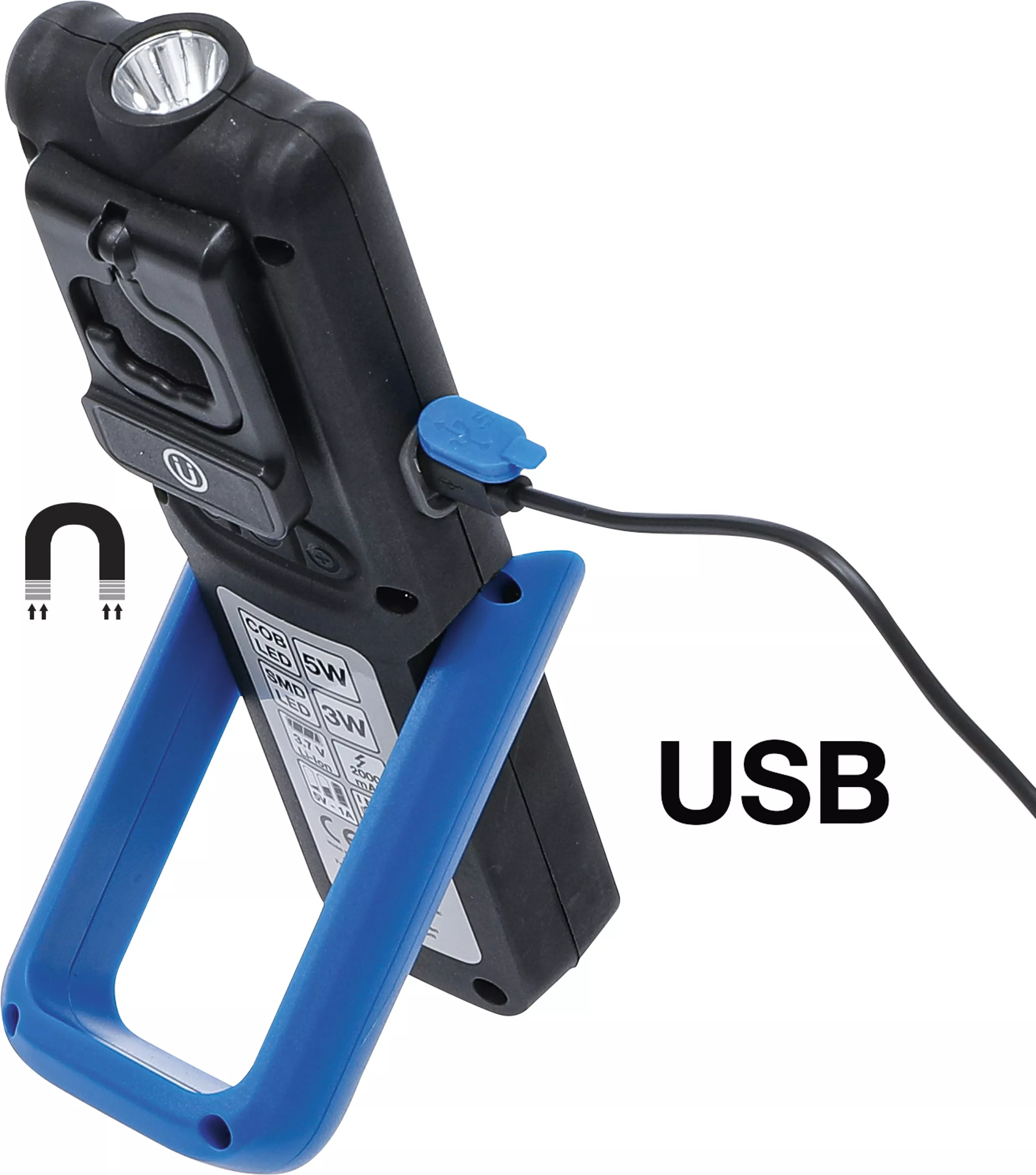 Lampa de lucru COB-LED | rabatabila [5]