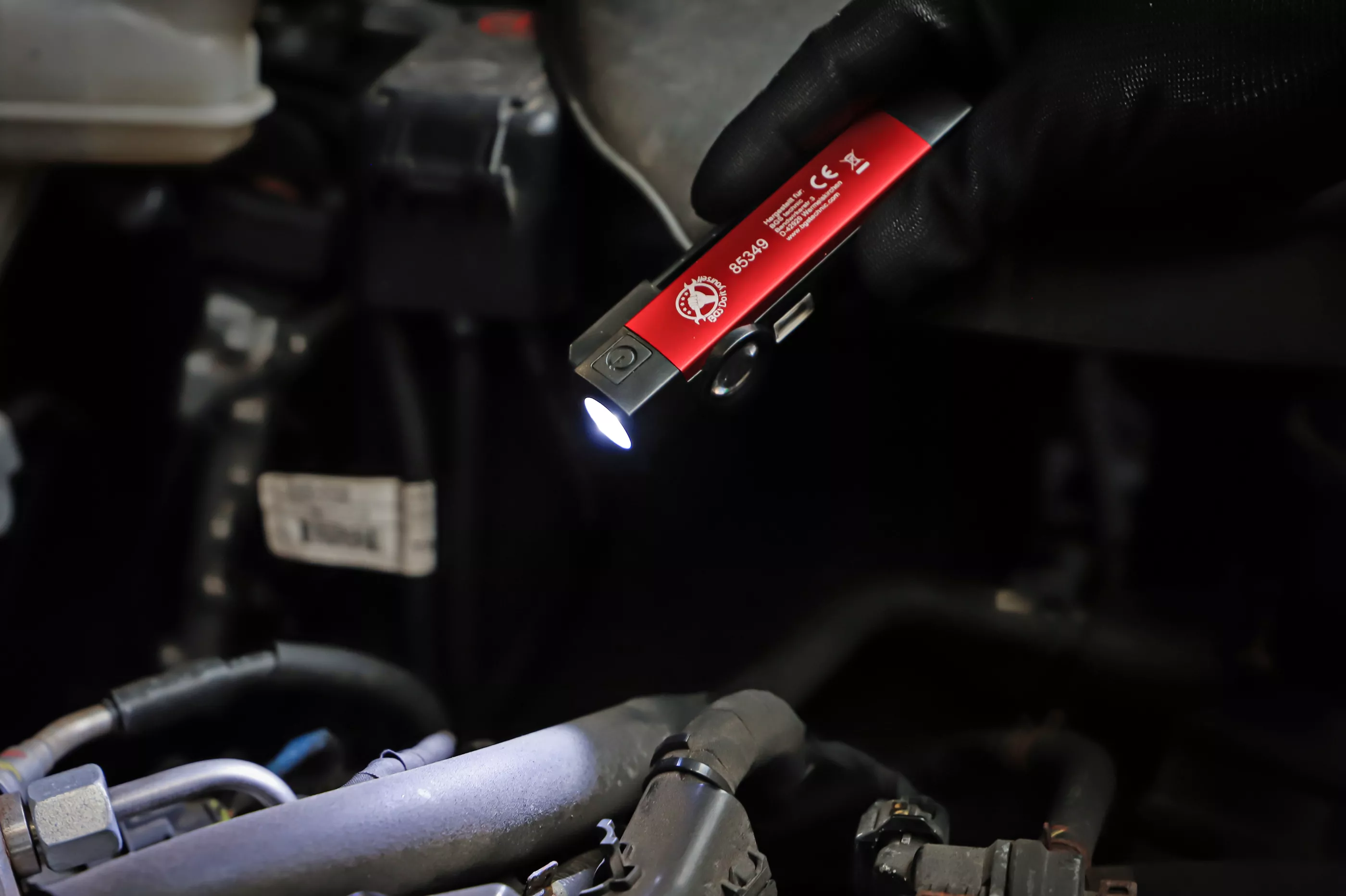 Lampa de mana COB-LED / UV din aluminiu | 1 W [2]