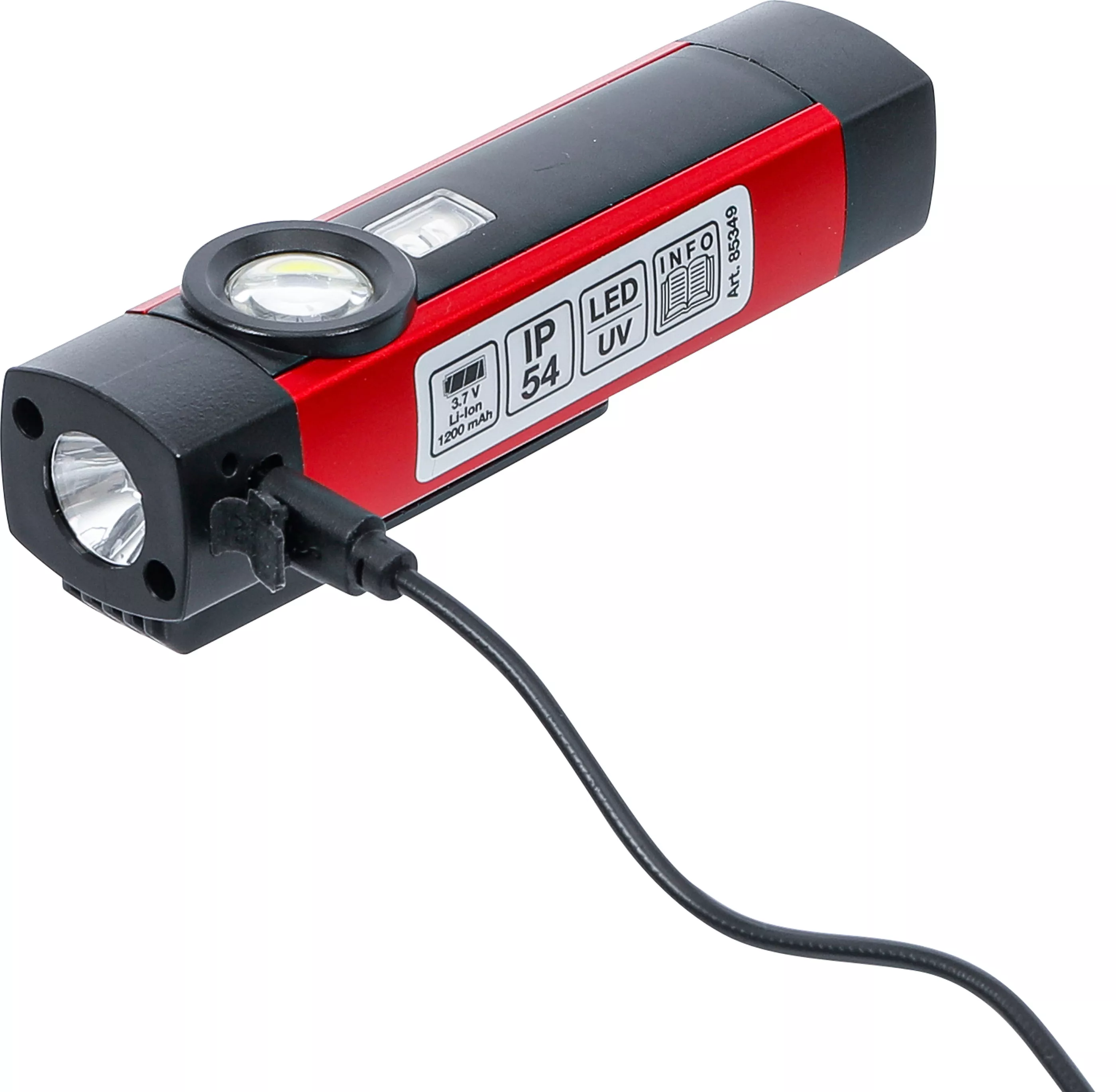 Lampa de mana COB-LED / UV din aluminiu | 1 W [4]