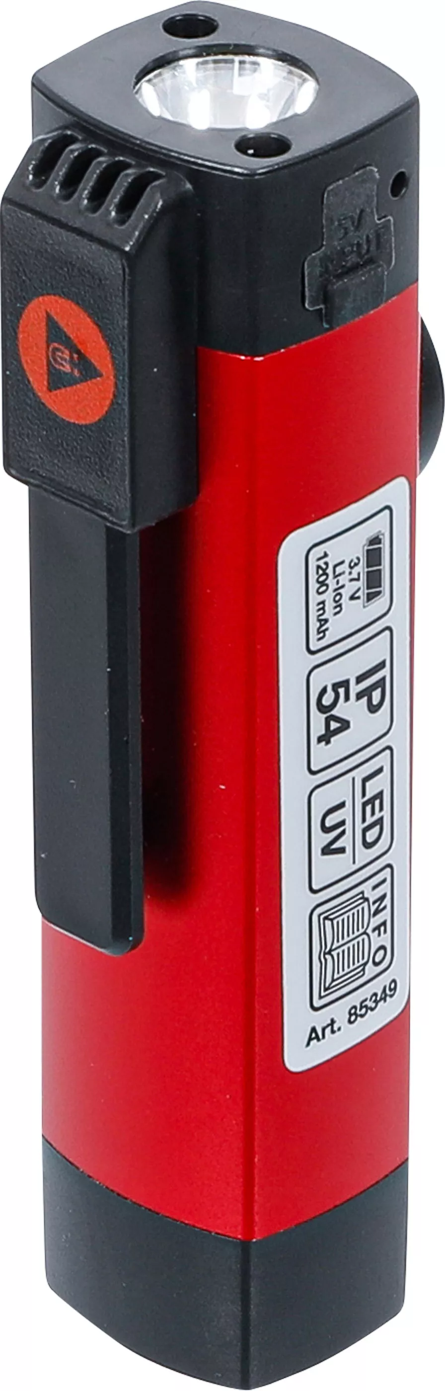 Lampa de mana COB-LED / UV din aluminiu | 1 W [7]
