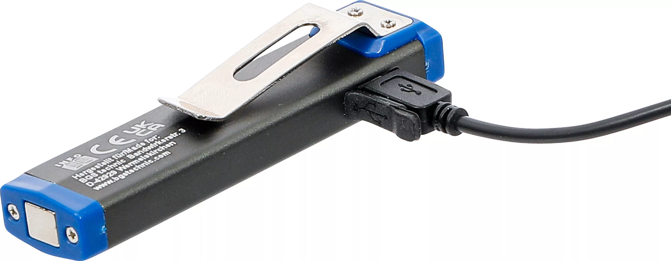 Lampa de mana Mini COB-LED Aluminiu [5]