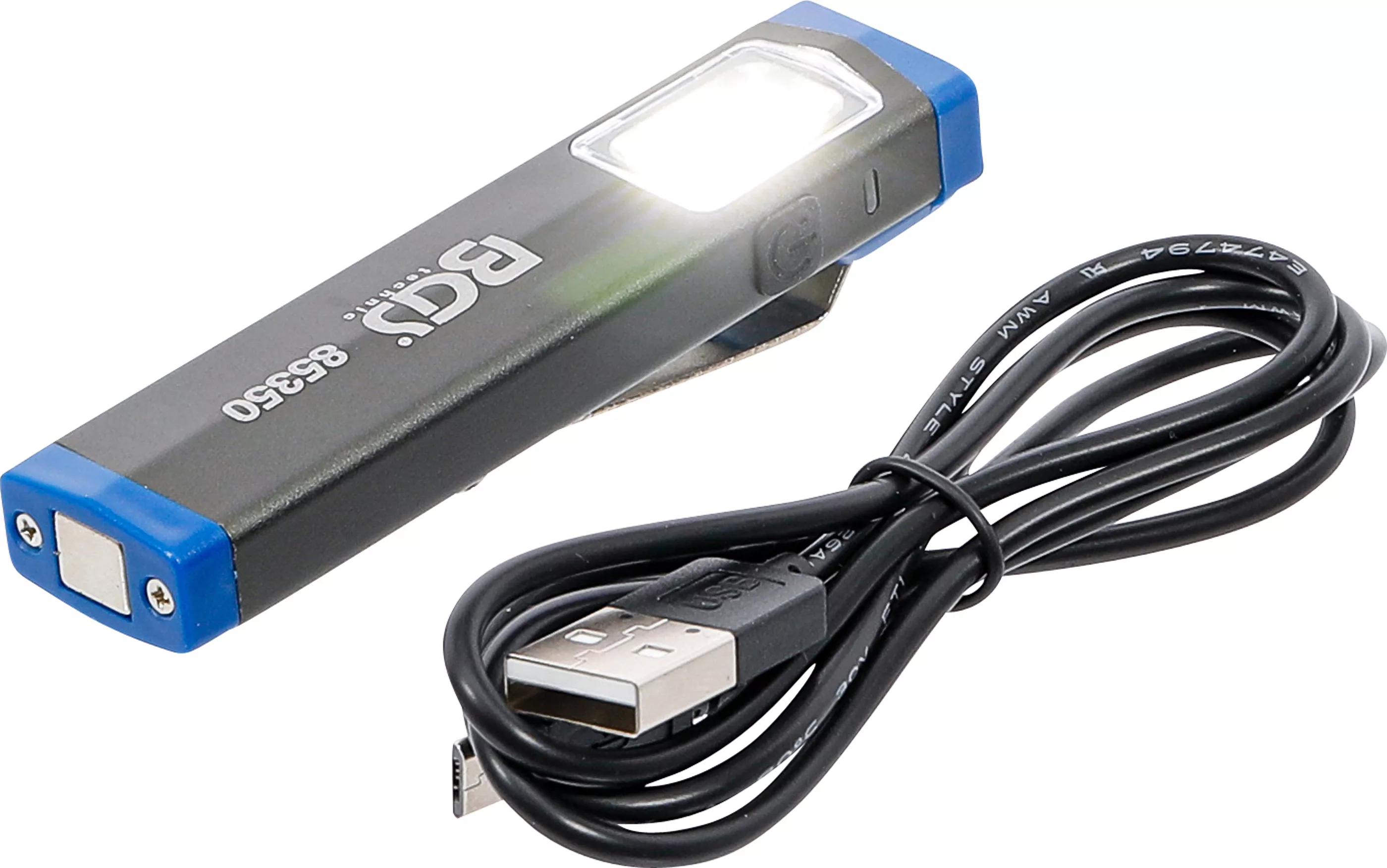 Lampa de mana Mini COB-LED Aluminiu [6]