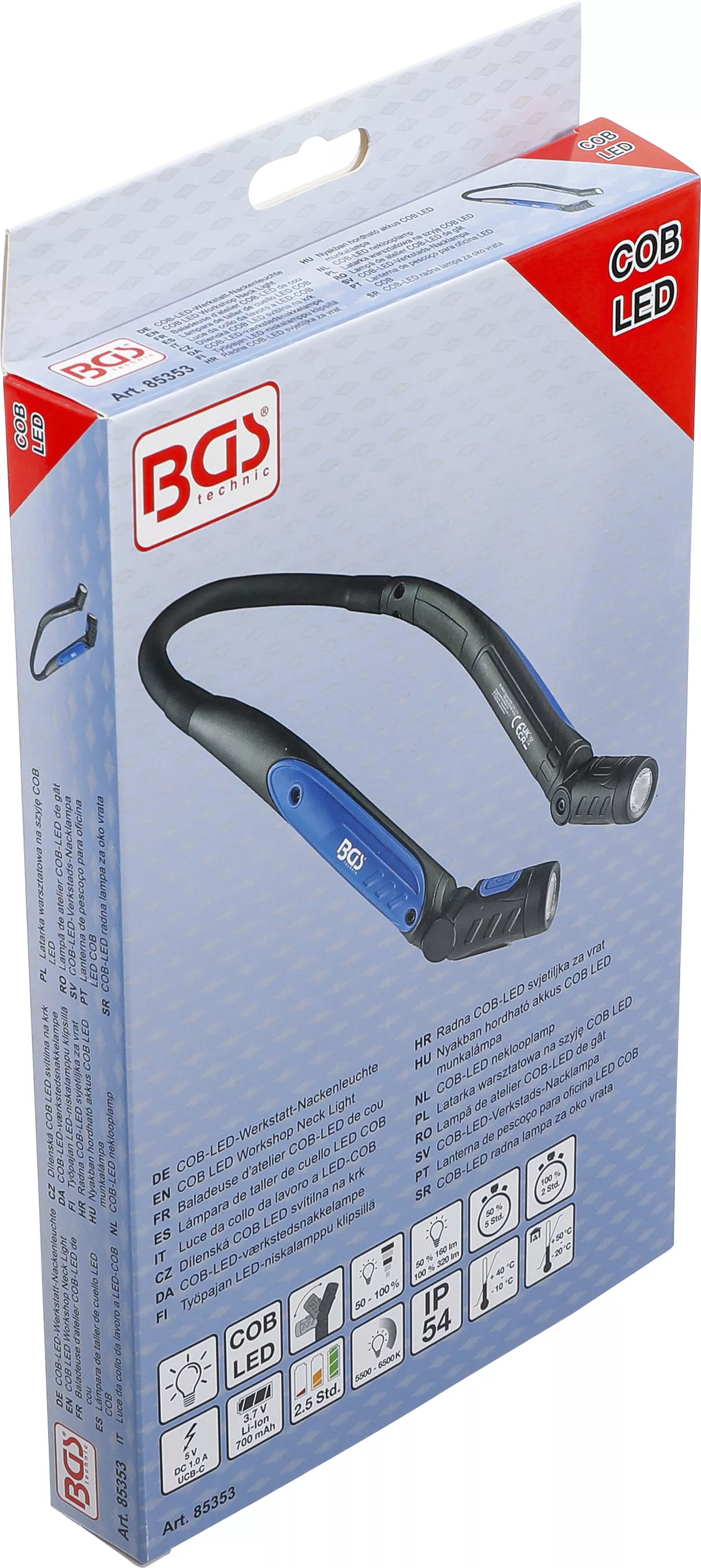 Lampa de atelier COB-LED de gat [10]