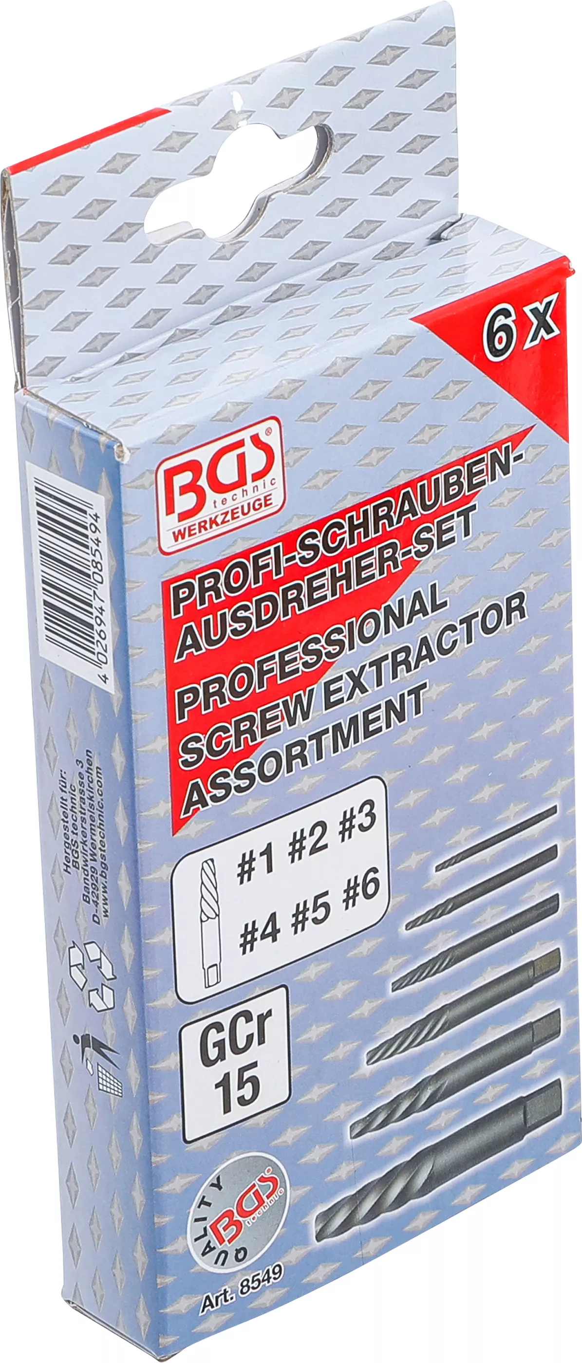 Set extractoare suruburi | 6 piese [4]
