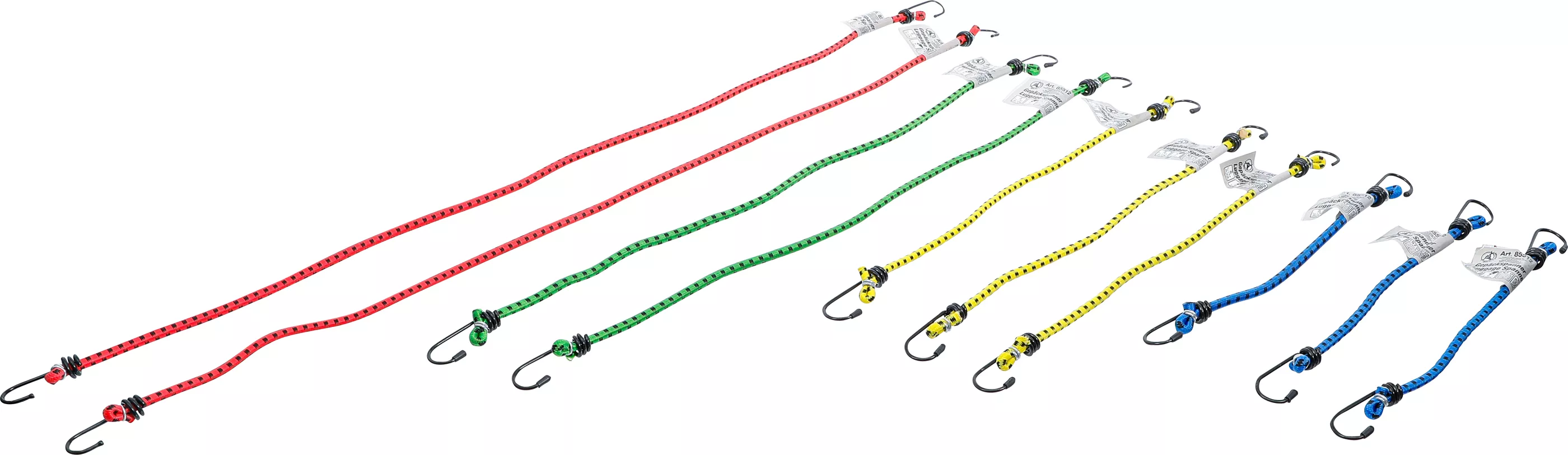 Set elastice pentru bagaje | 300 - 800 mm | 10 piese [1]