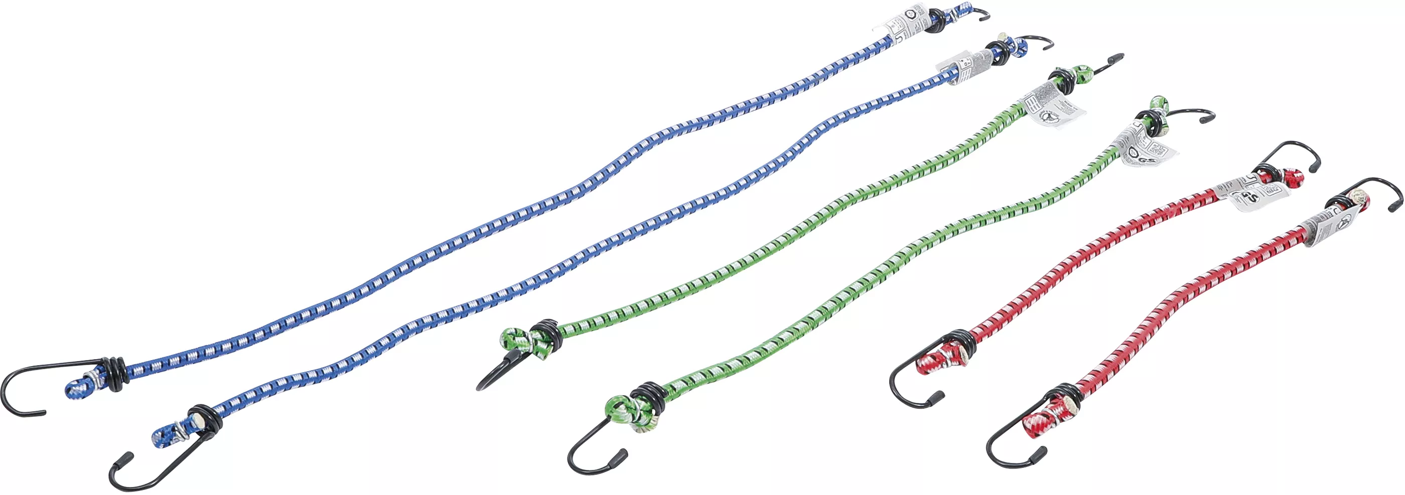 Set elastice pentru bagaje | 300 / 450 / 600 mm | 6 piese [1]
