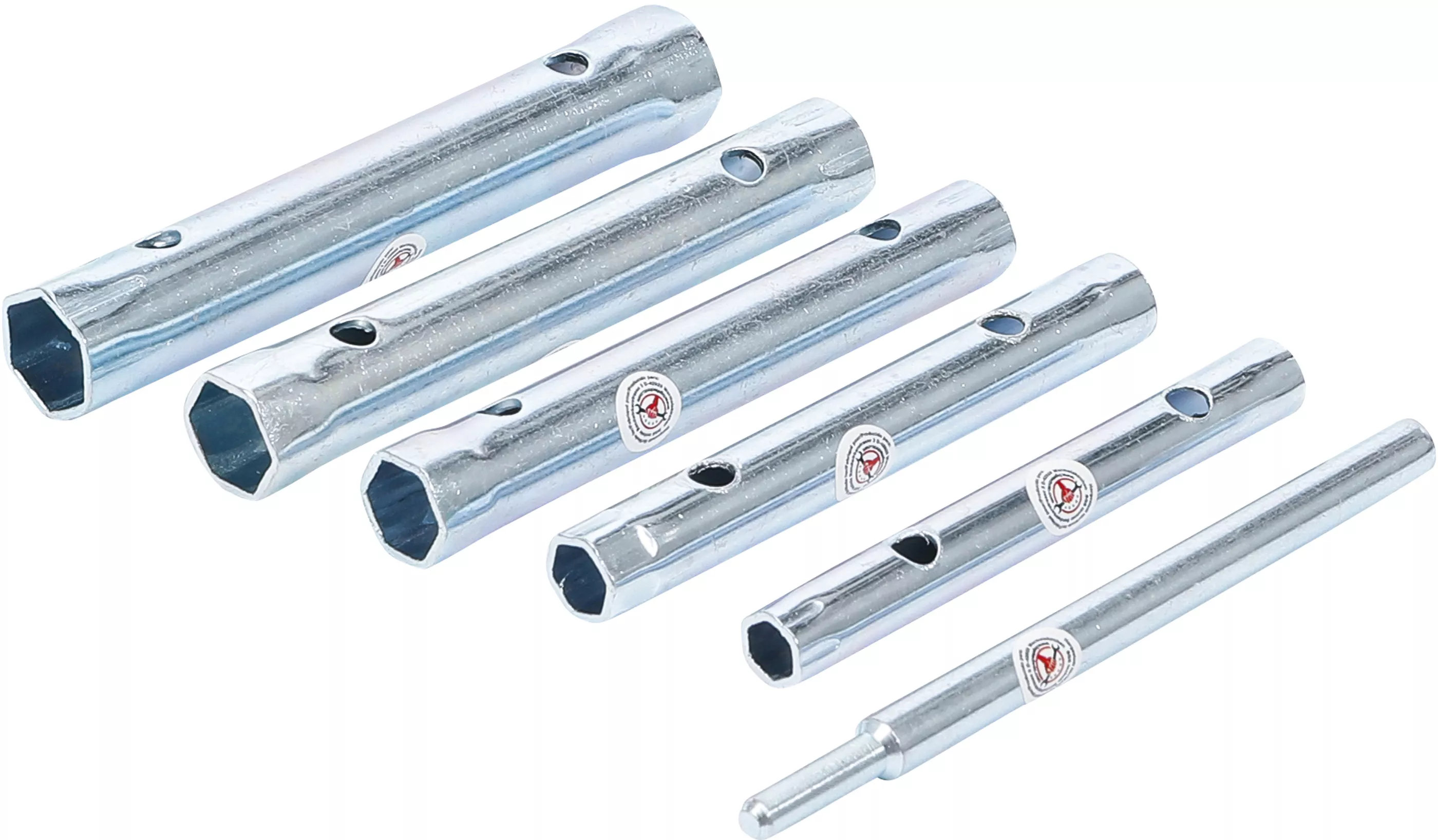 Set chei tubulare pentru tevi | 8 x 9 - 16 x 17 mm | 6 piese [1]
