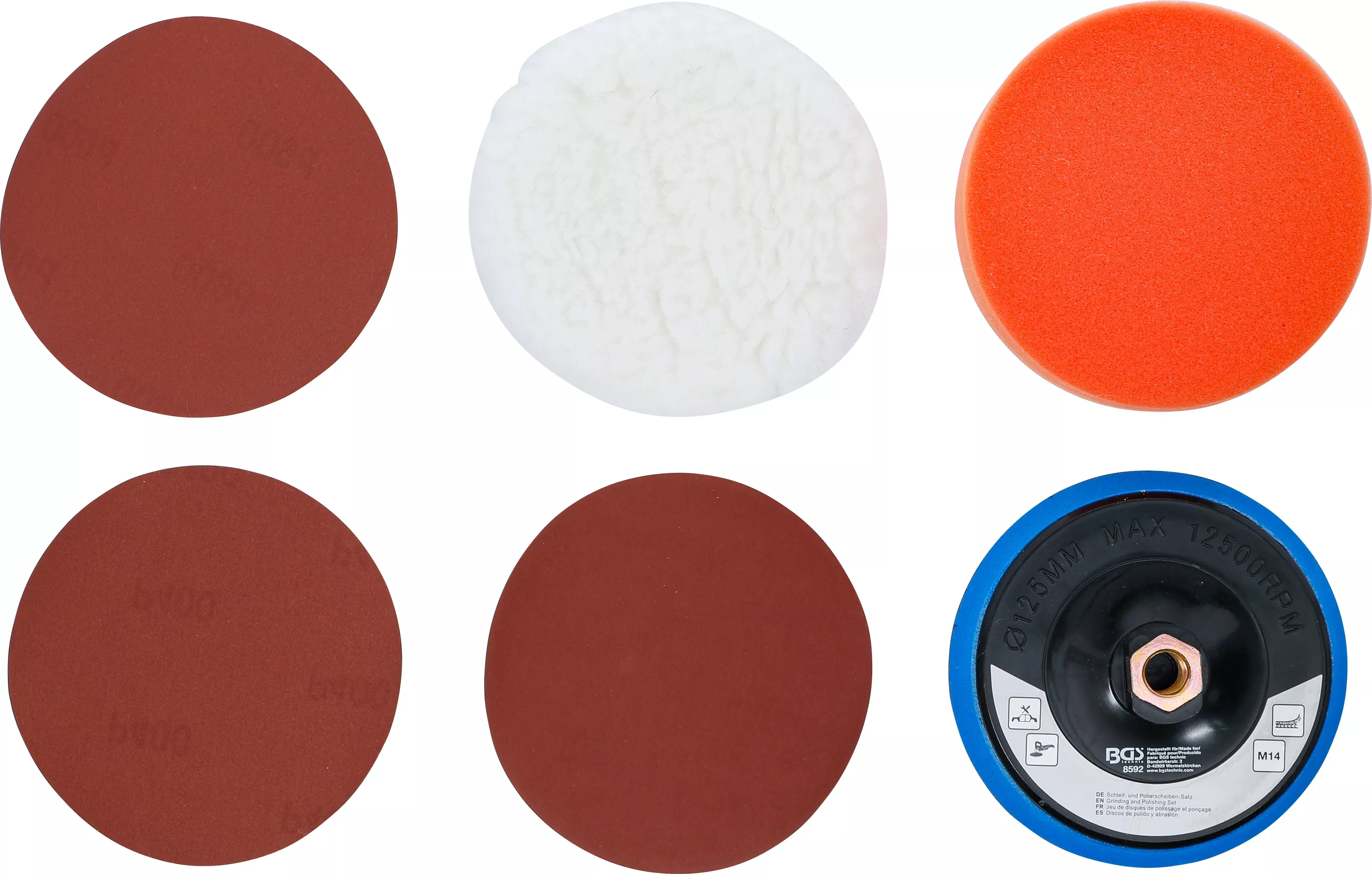 Set discuri slefuire si polizare | o 125 mm [2]