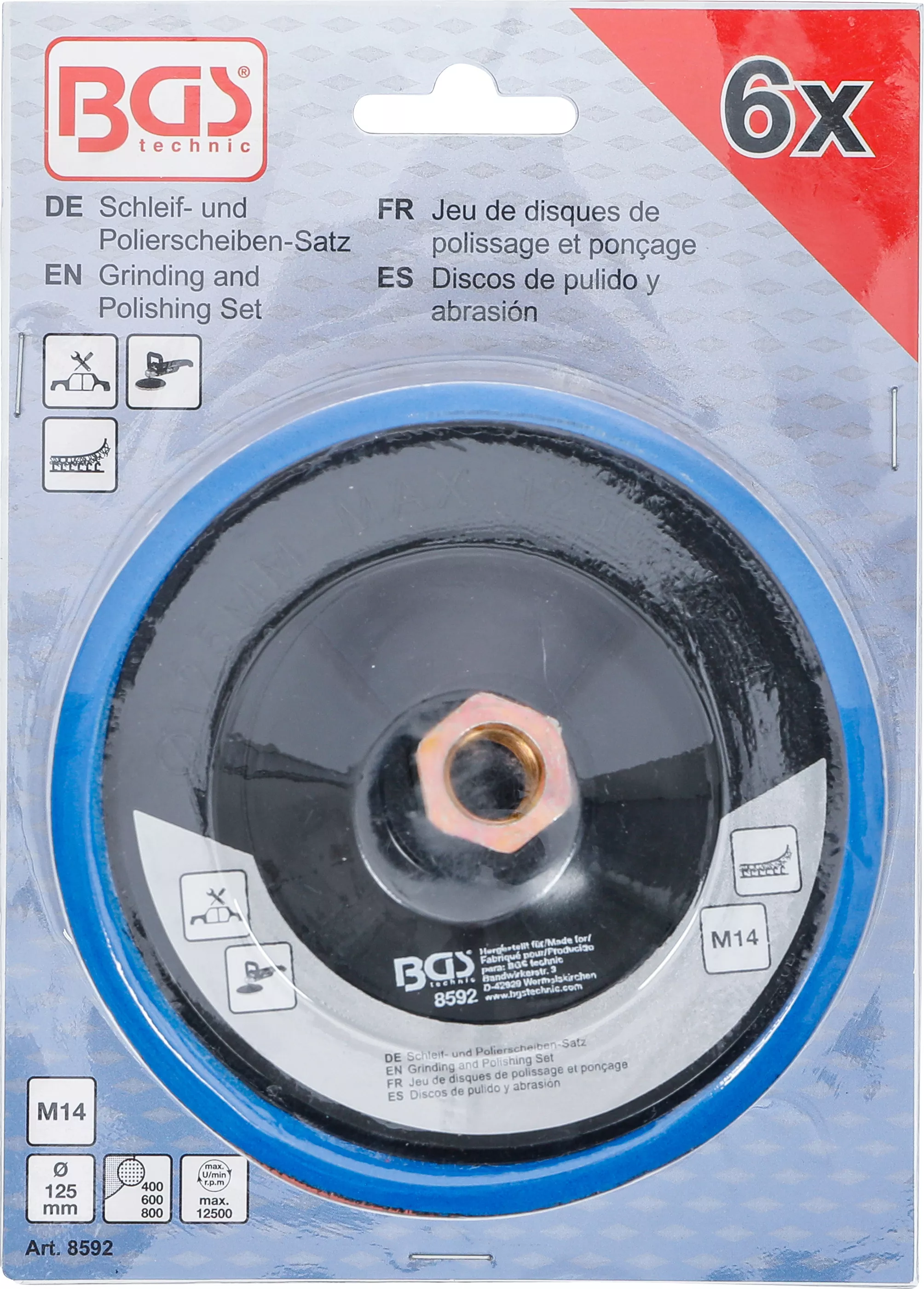 Set discuri slefuire si polizare | o 125 mm [4]